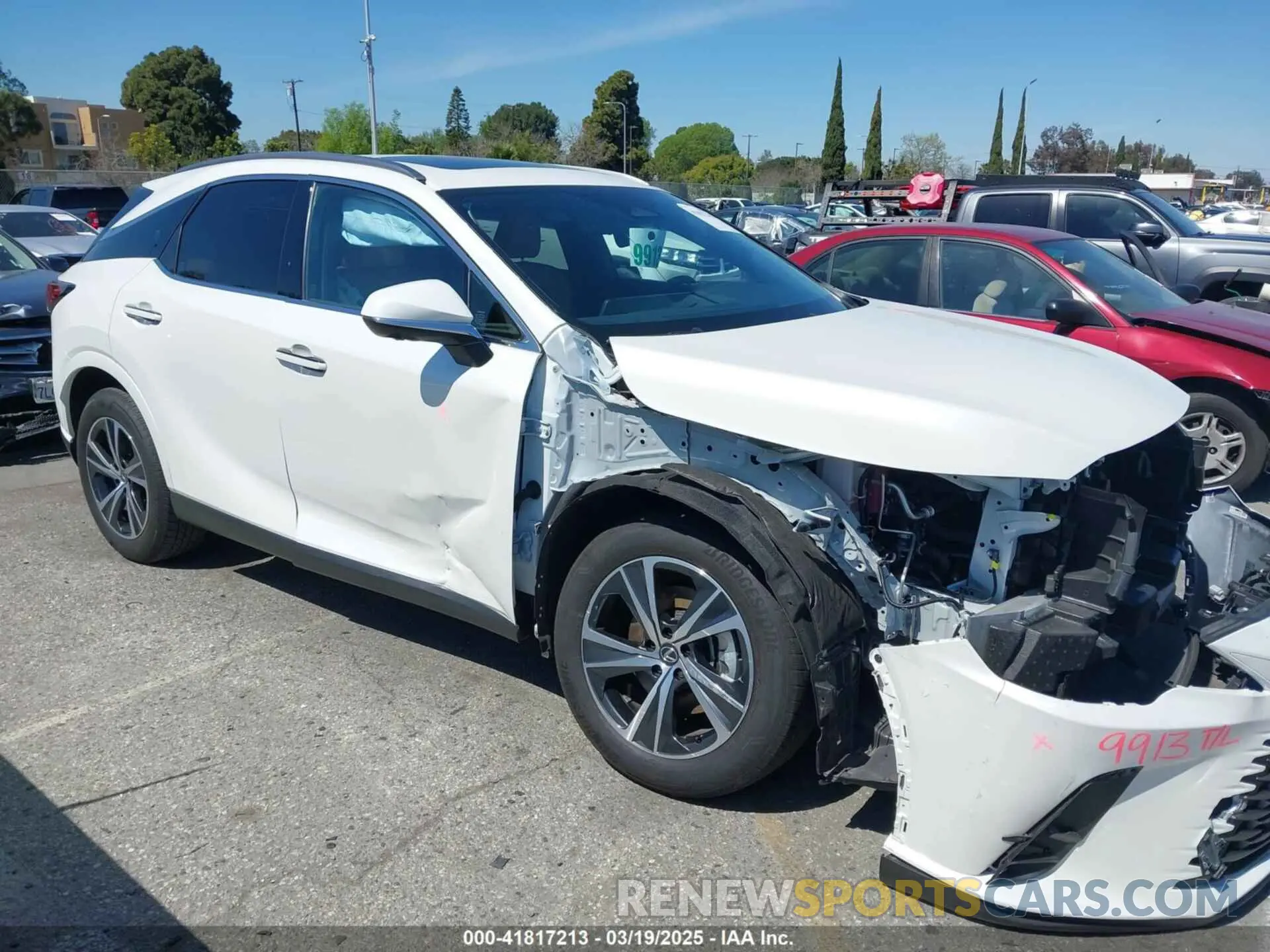 1 Photograph of a damaged car JTJCHMAA9R2013137 LEXUS RX 350 2024