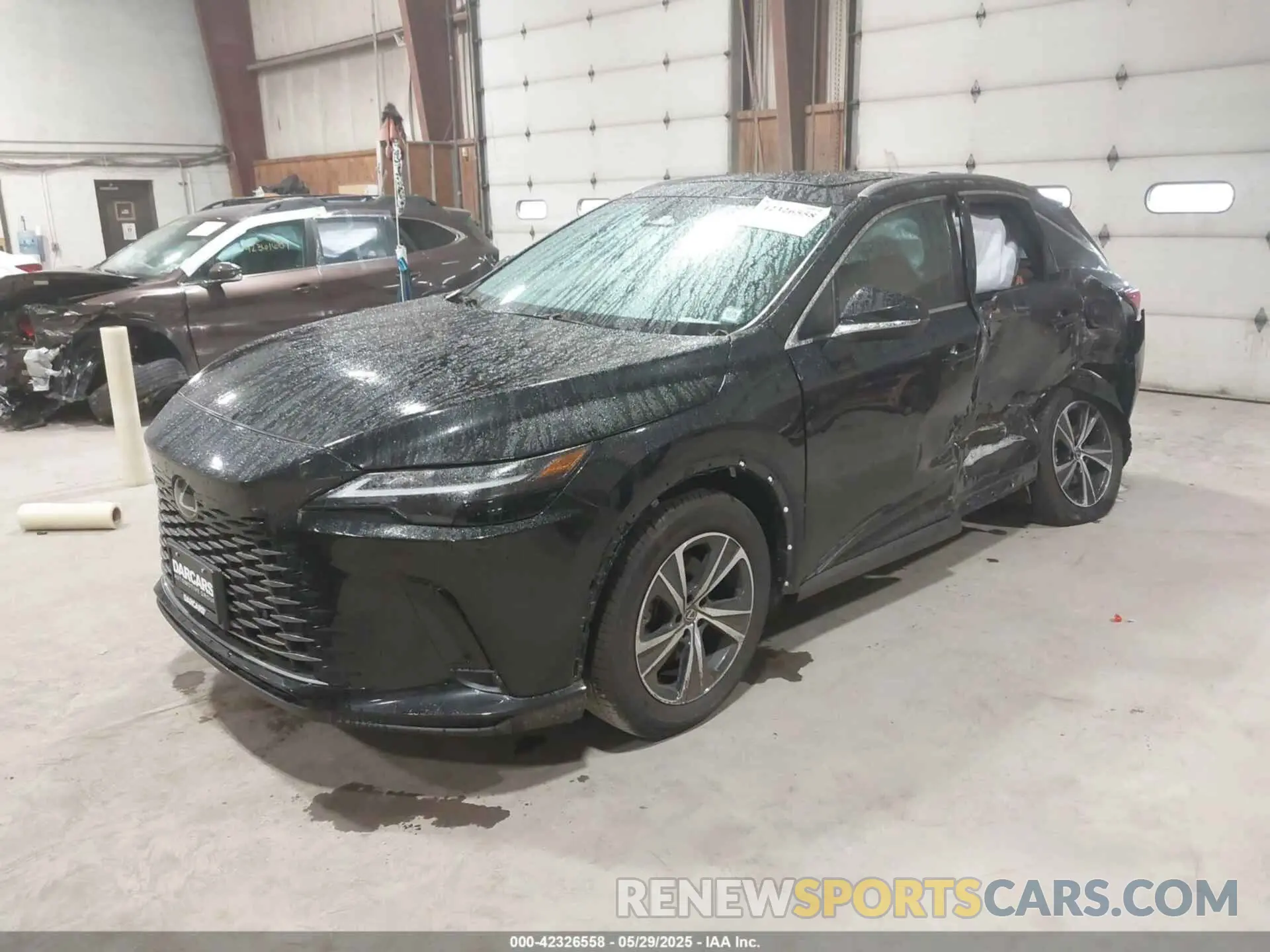 2 Photograph of a damaged car 2T2BAMCA6SC095265 LEXUS RX 350 2025