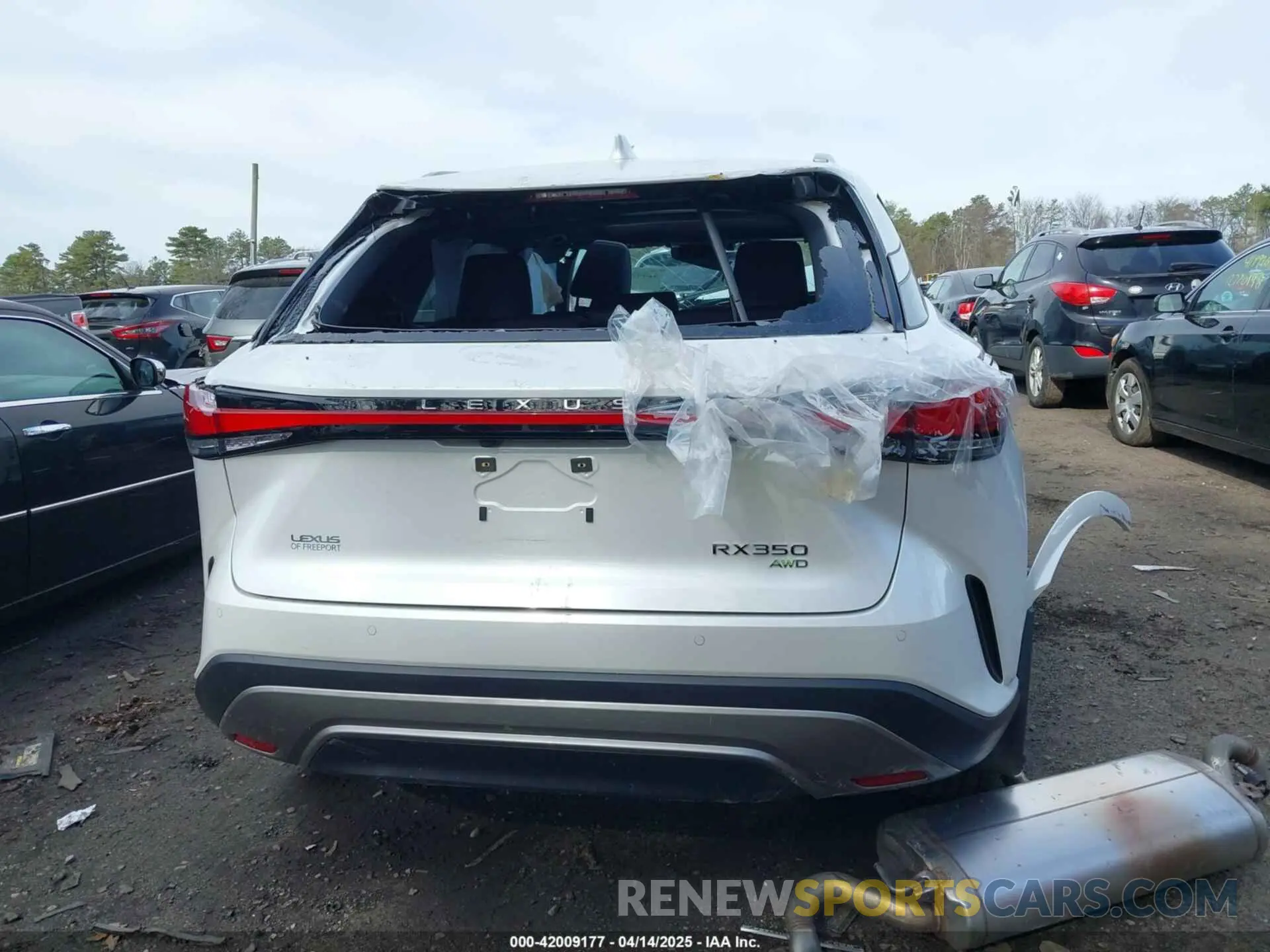 16 Photograph of a damaged car 2T2BAMCA7SC095145 LEXUS RX 350 2025