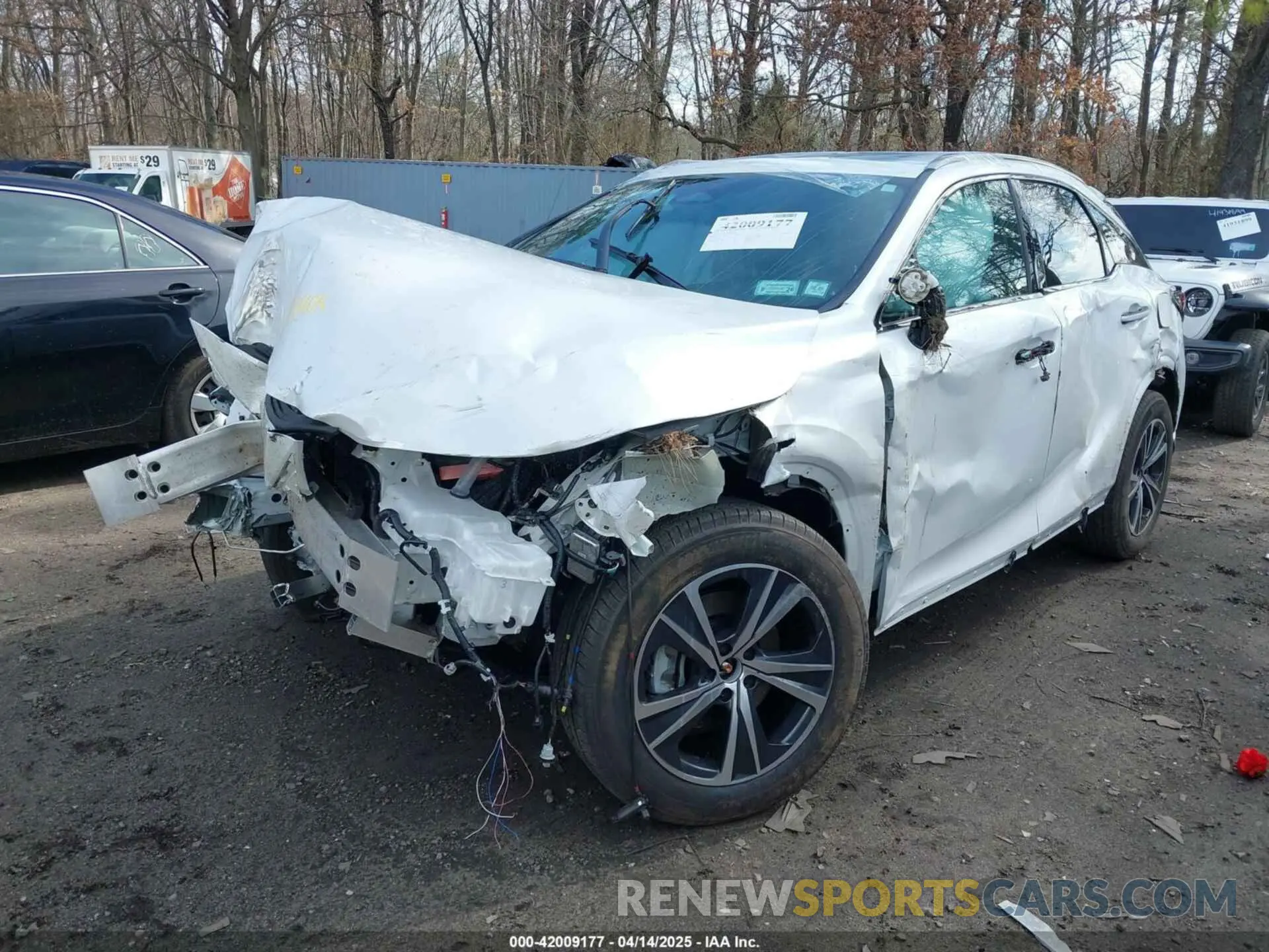 2 Photograph of a damaged car 2T2BAMCA7SC095145 LEXUS RX 350 2025