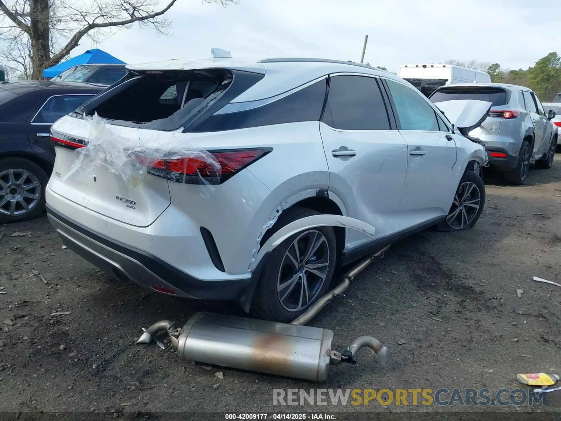 4 Photograph of a damaged car 2T2BAMCA7SC095145 LEXUS RX 350 2025