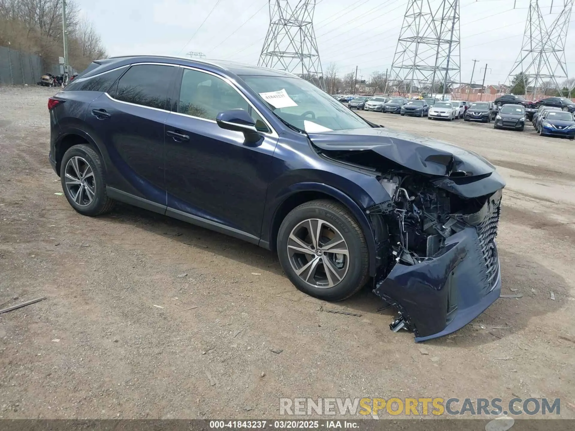 1 Photograph of a damaged car 2T2BAMCAXSC093390 LEXUS RX 350 2025