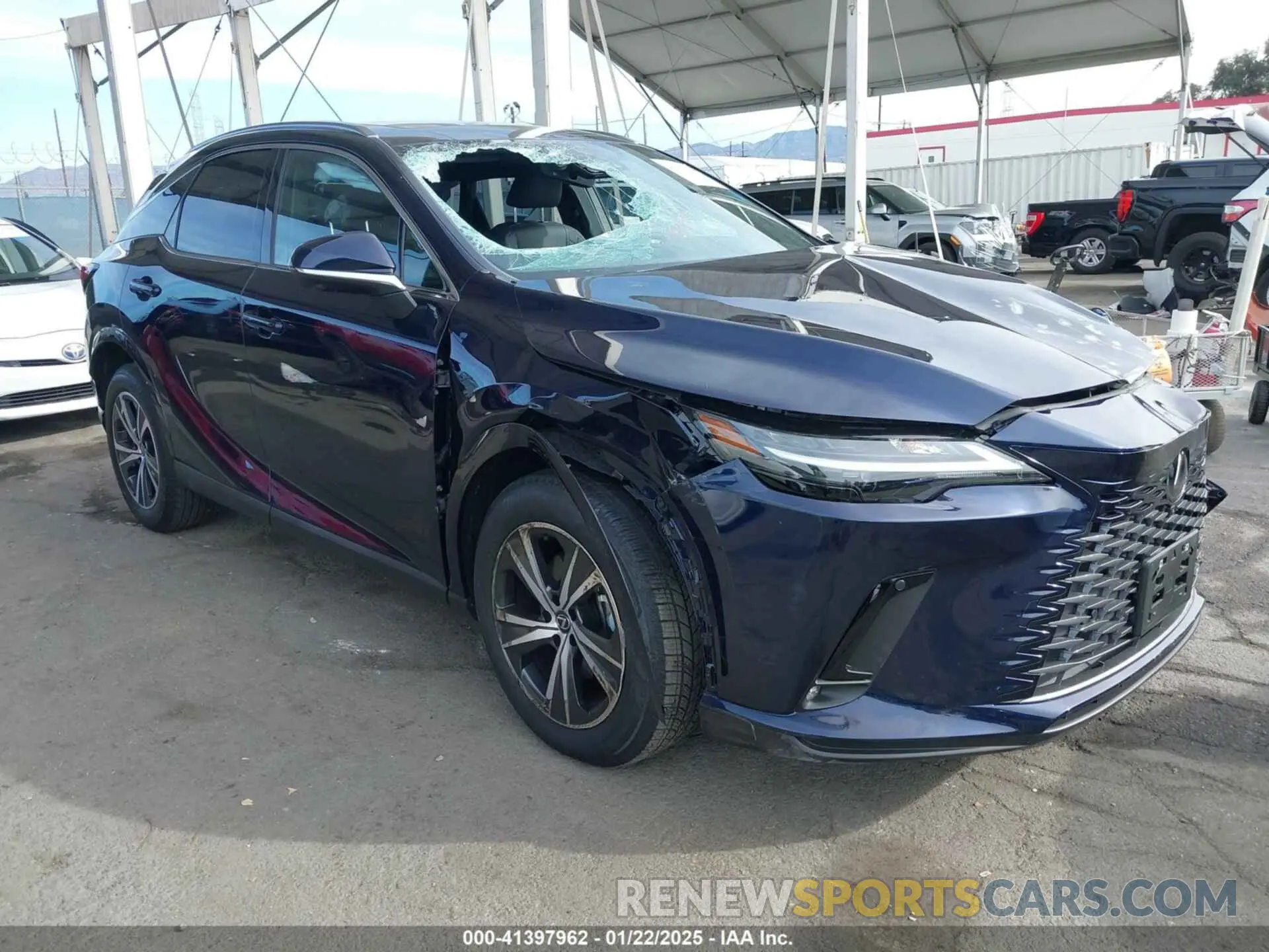 1 Photograph of a damaged car JTJCHMAA2S2022218 LEXUS RX 350 2025