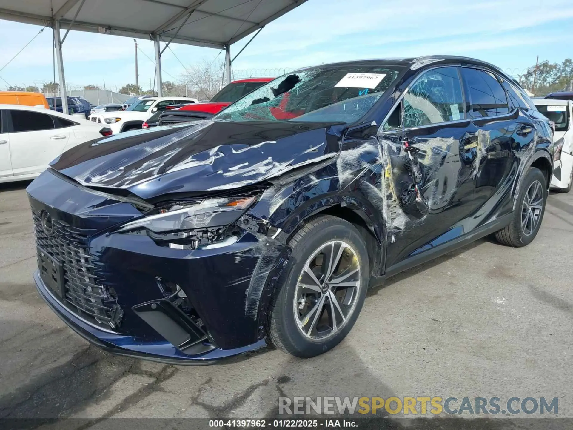 2 Photograph of a damaged car JTJCHMAA2S2022218 LEXUS RX 350 2025