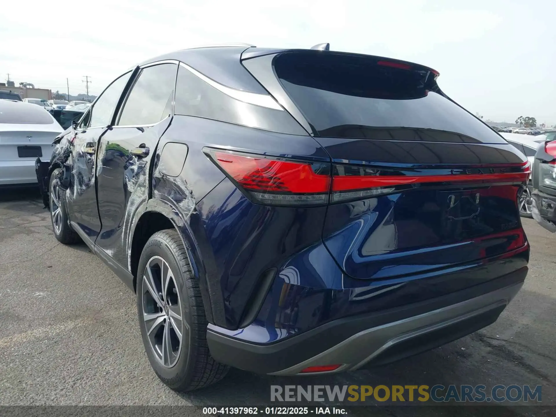 3 Photograph of a damaged car JTJCHMAA2S2022218 LEXUS RX 350 2025
