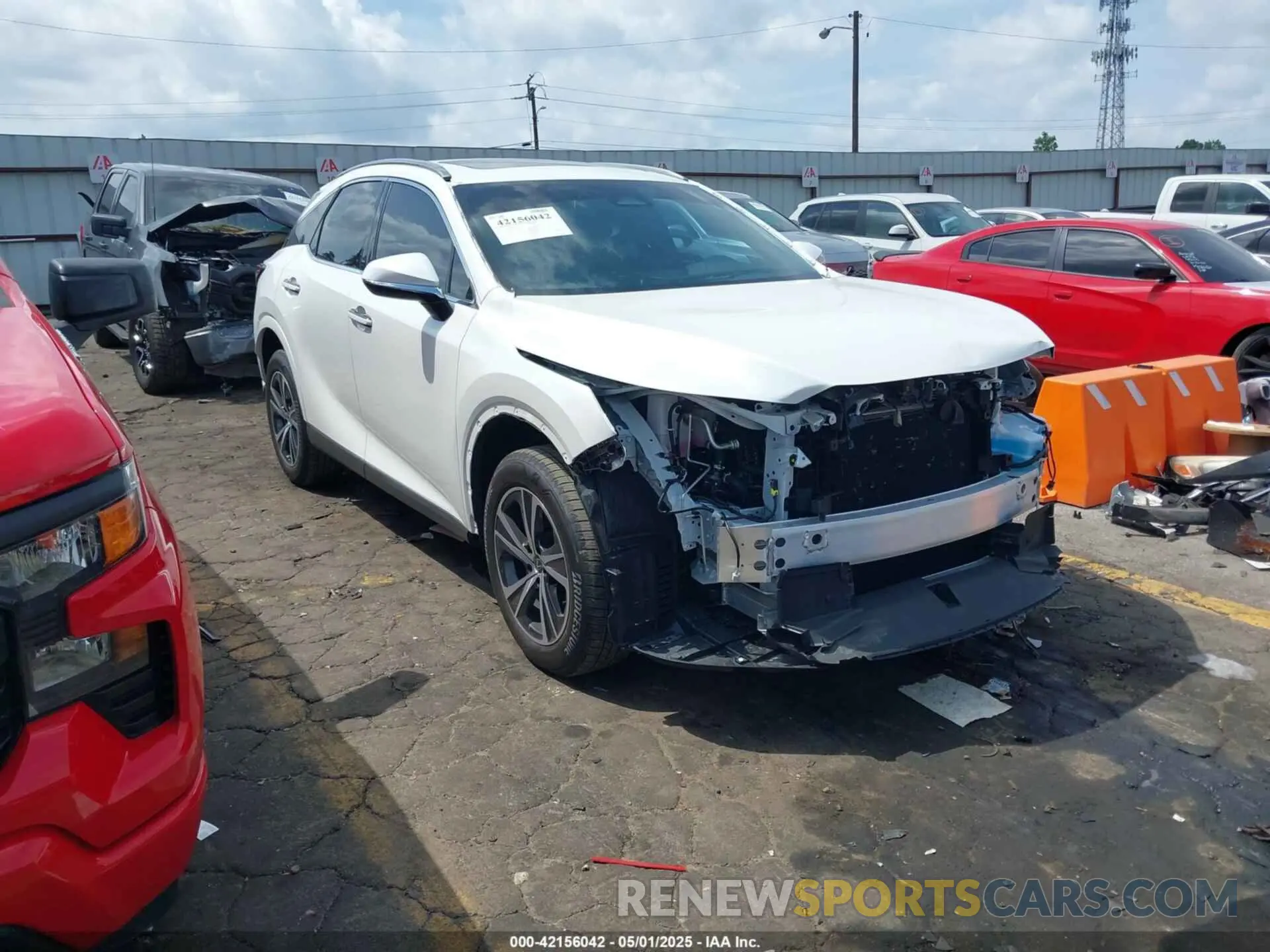 1 Photograph of a damaged car JTJCHMAA9S2022801 LEXUS RX 350 2025