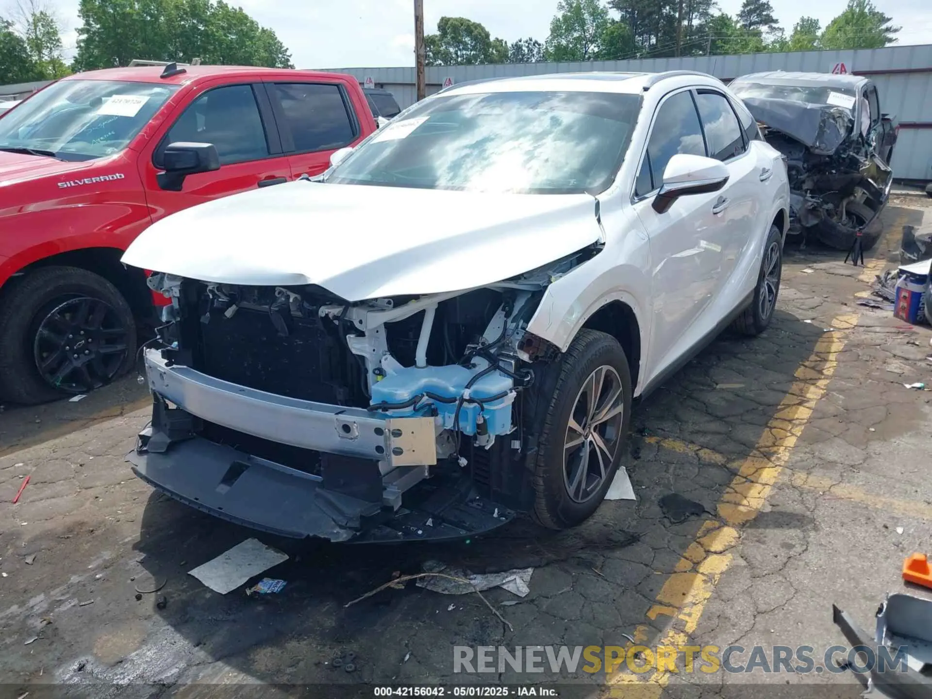 2 Photograph of a damaged car JTJCHMAA9S2022801 LEXUS RX 350 2025