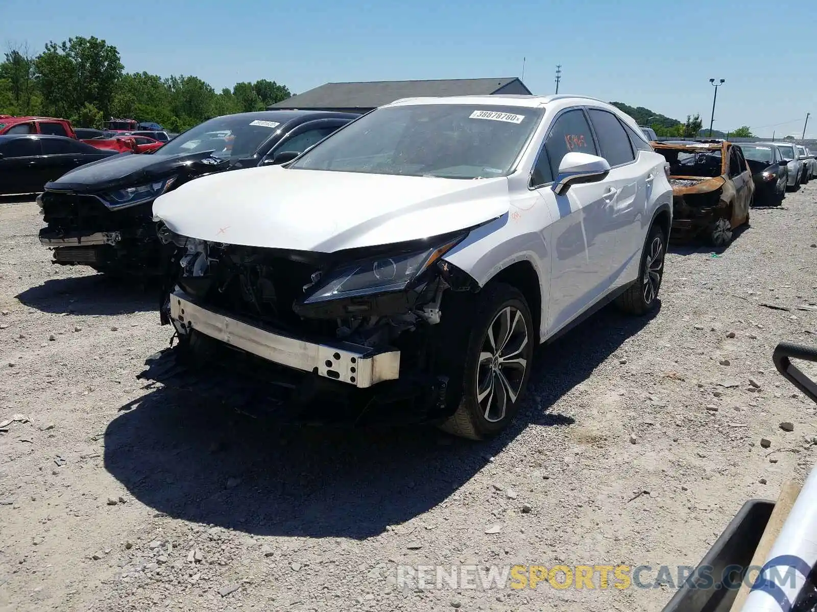 2 Photograph of a damaged car 2T2BZMCA1KC175131 LEXUS RX 350 BAS 2019