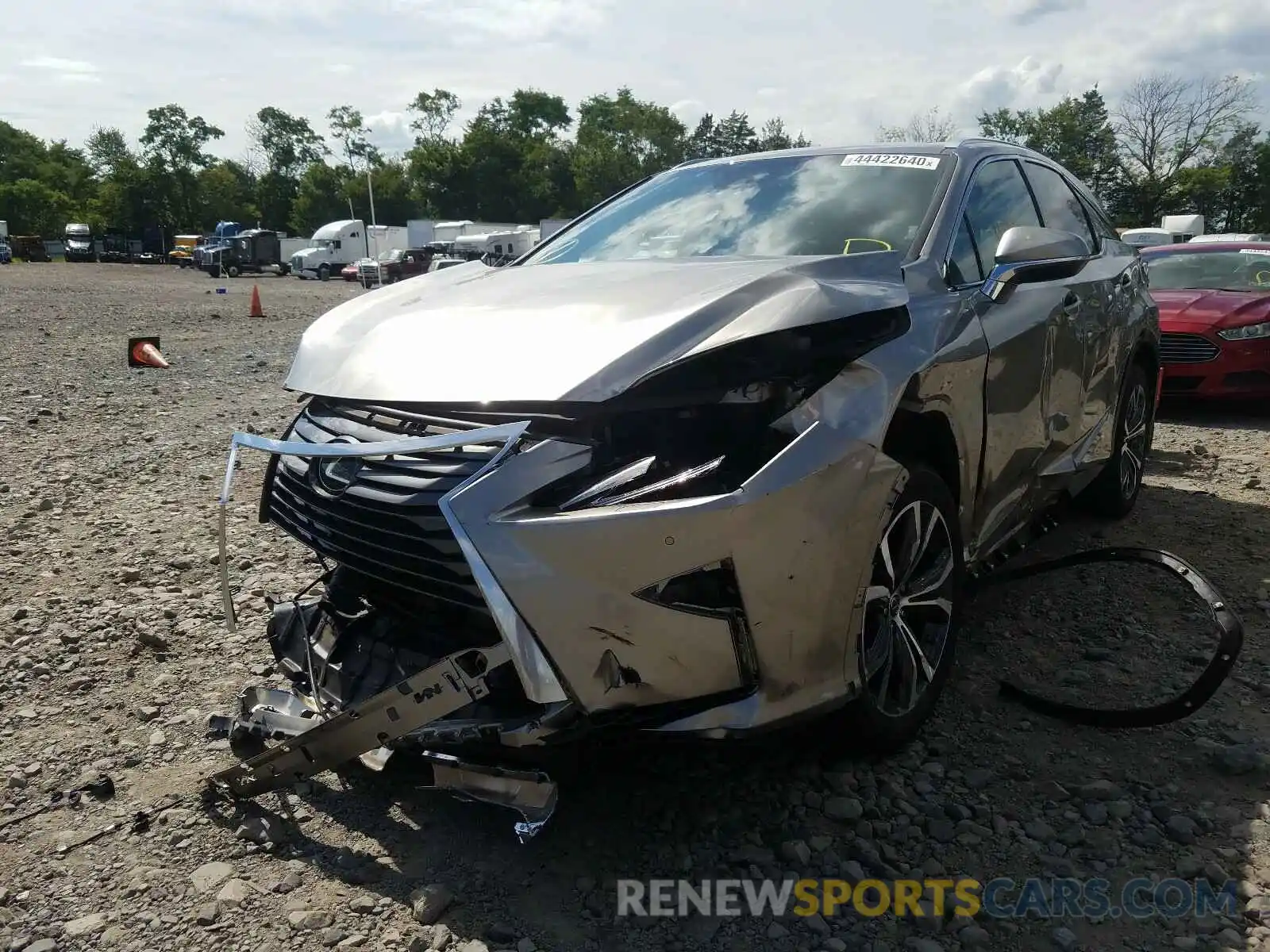 2 Photograph of a damaged car 2T2BZMCA2KC170245 LEXUS RX 350 BAS 2019