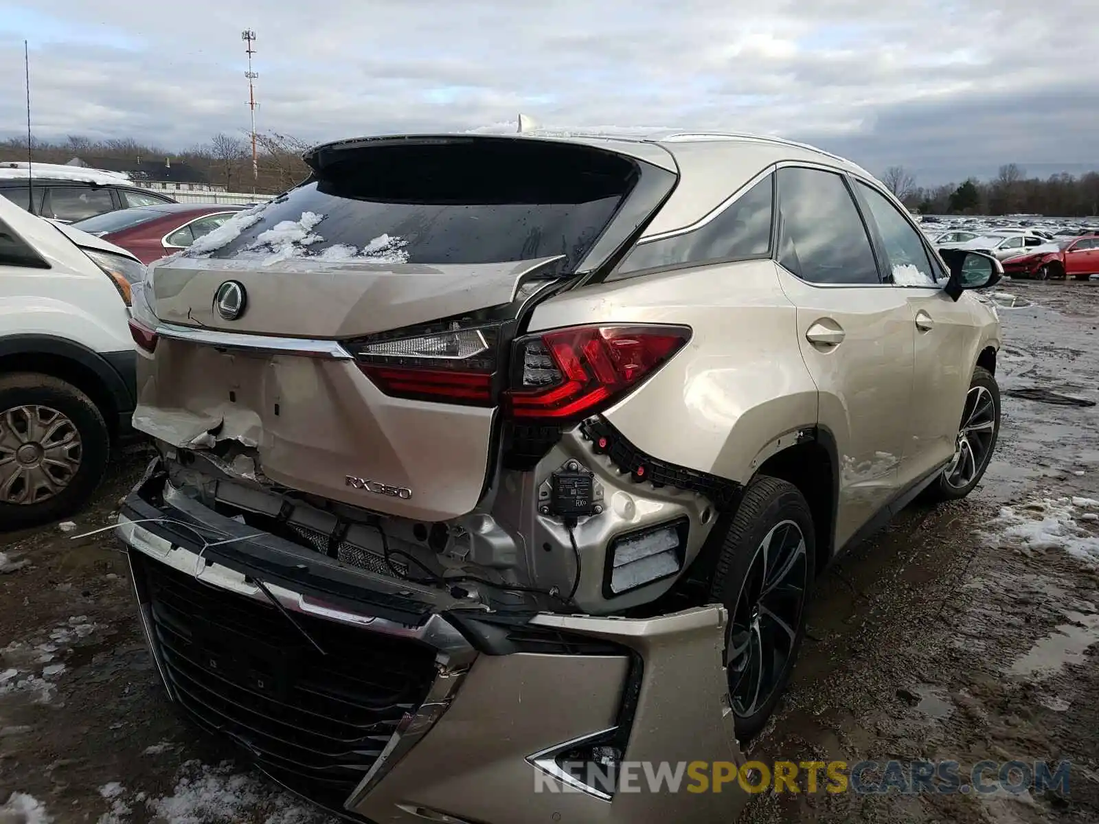 4 Photograph of a damaged car 2T2BZMCA2KC203616 LEXUS RX 350 BAS 2019