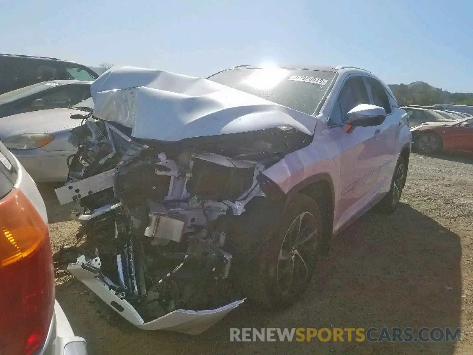 2 Photograph of a damaged car 2T2BZMCA8KC191651 LEXUS RX 350 BAS 2019