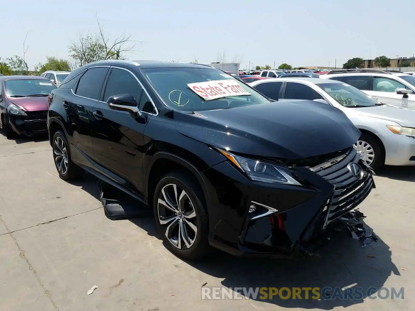 1 Photograph of a damaged car 2T2ZZMCA3KC124373 LEXUS RX 350 BAS 2019