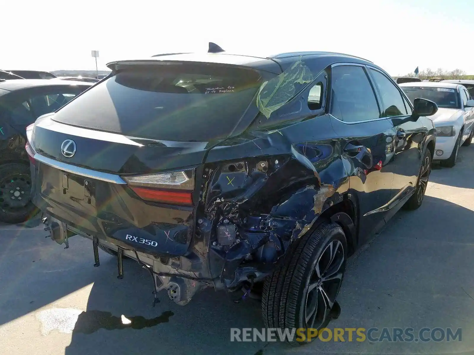 4 Photograph of a damaged car 2T2ZZMCA3KC138189 LEXUS RX 350 BAS 2019