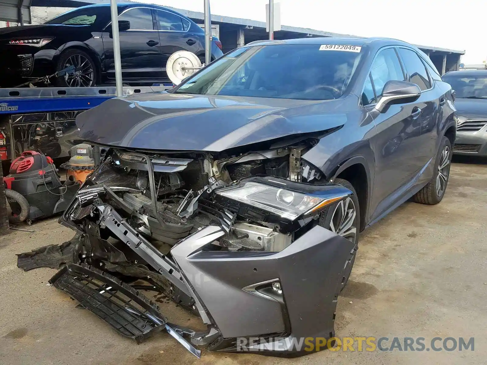 2 Photograph of a damaged car 2T2ZZMCA4KC140825 LEXUS RX 350 BAS 2019