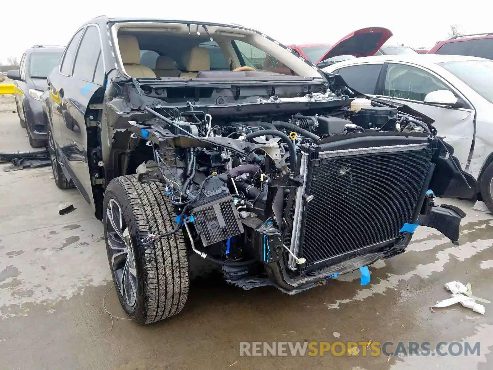 1 Photograph of a damaged car 2T2ZZMCA6KC117532 LEXUS RX 350 BAS 2019