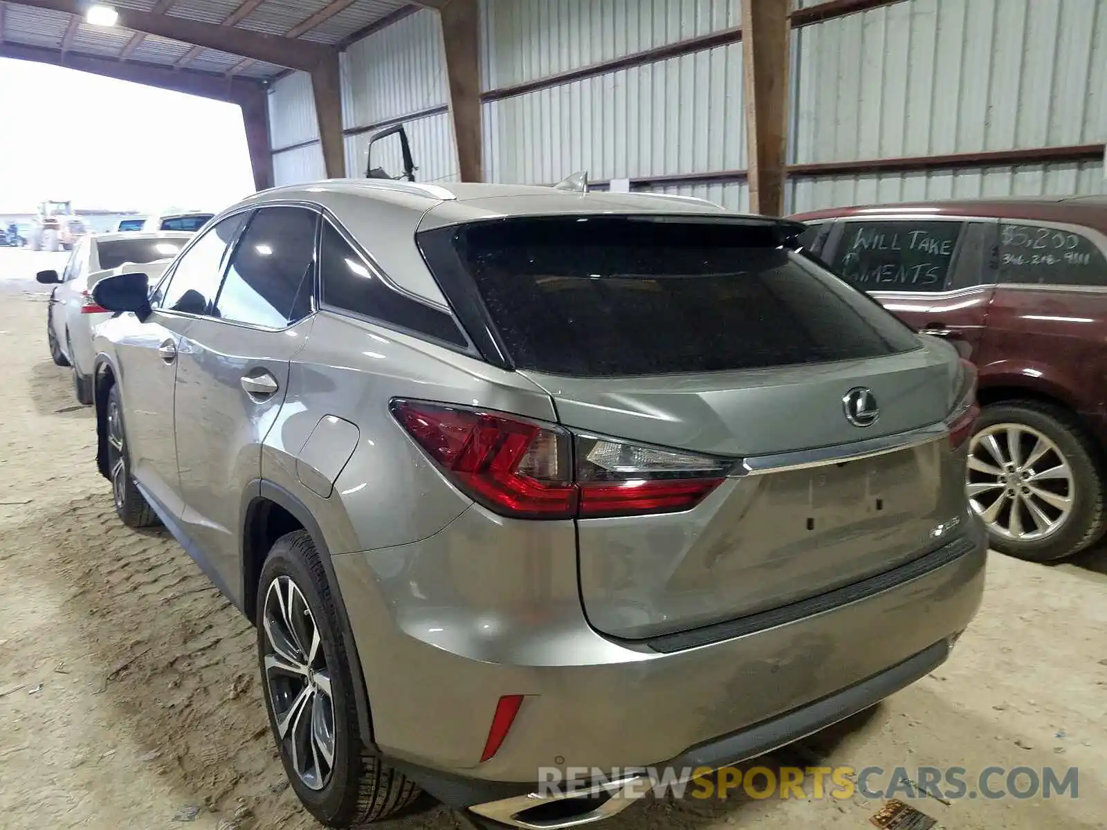 3 Photograph of a damaged car 2T2ZZMCA6KC147579 LEXUS RX 350 BAS 2019