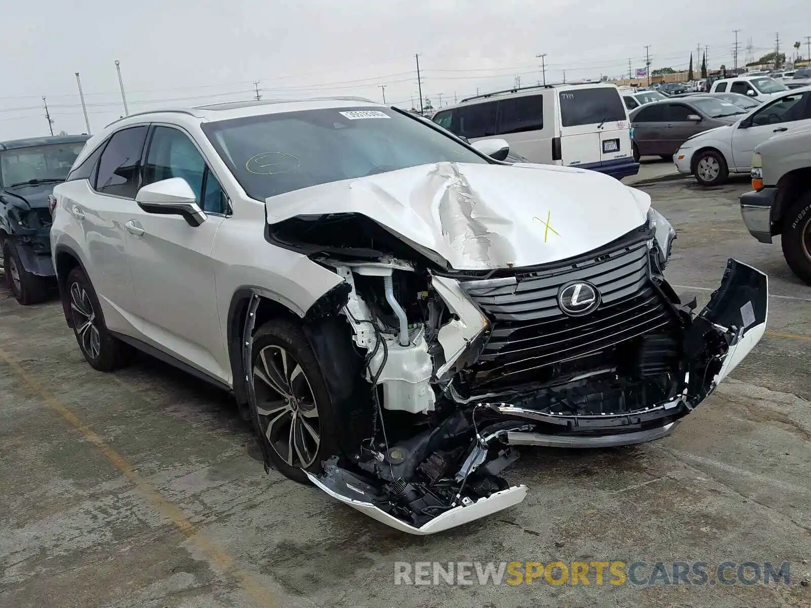 1 Photograph of a damaged car 2T2ZZMCA7KC118723 LEXUS RX 350 BAS 2019