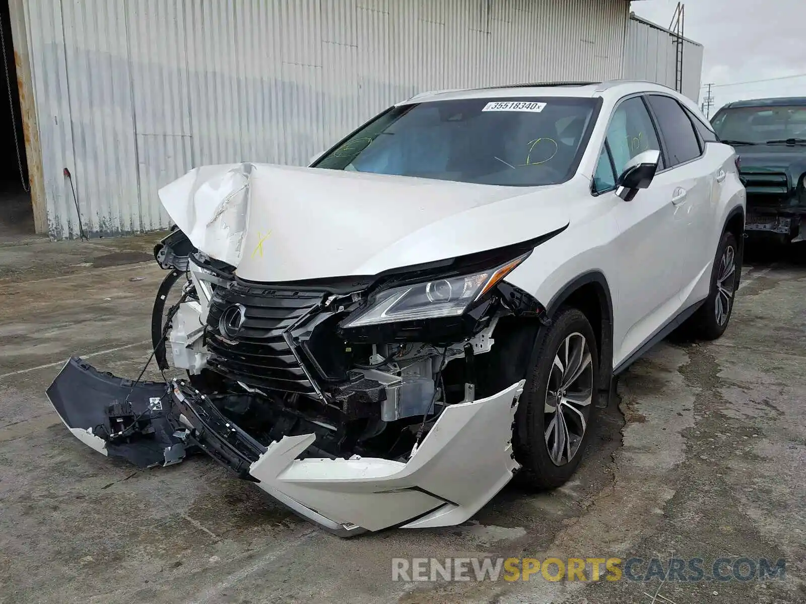 2 Photograph of a damaged car 2T2ZZMCA7KC118723 LEXUS RX 350 BAS 2019