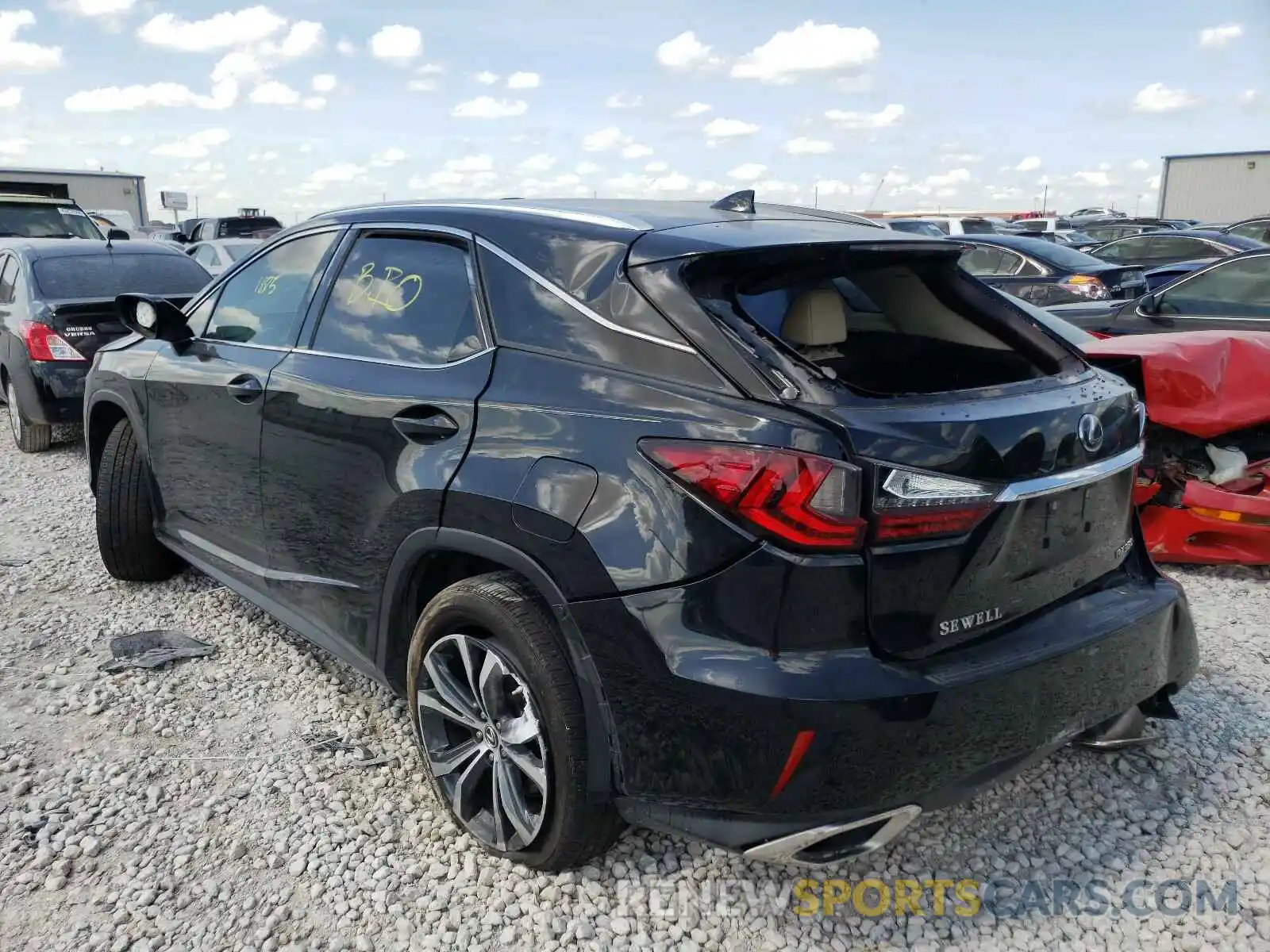 3 Photograph of a damaged car 2T2ZZMCA7KC131746 LEXUS RX 350 BAS 2019