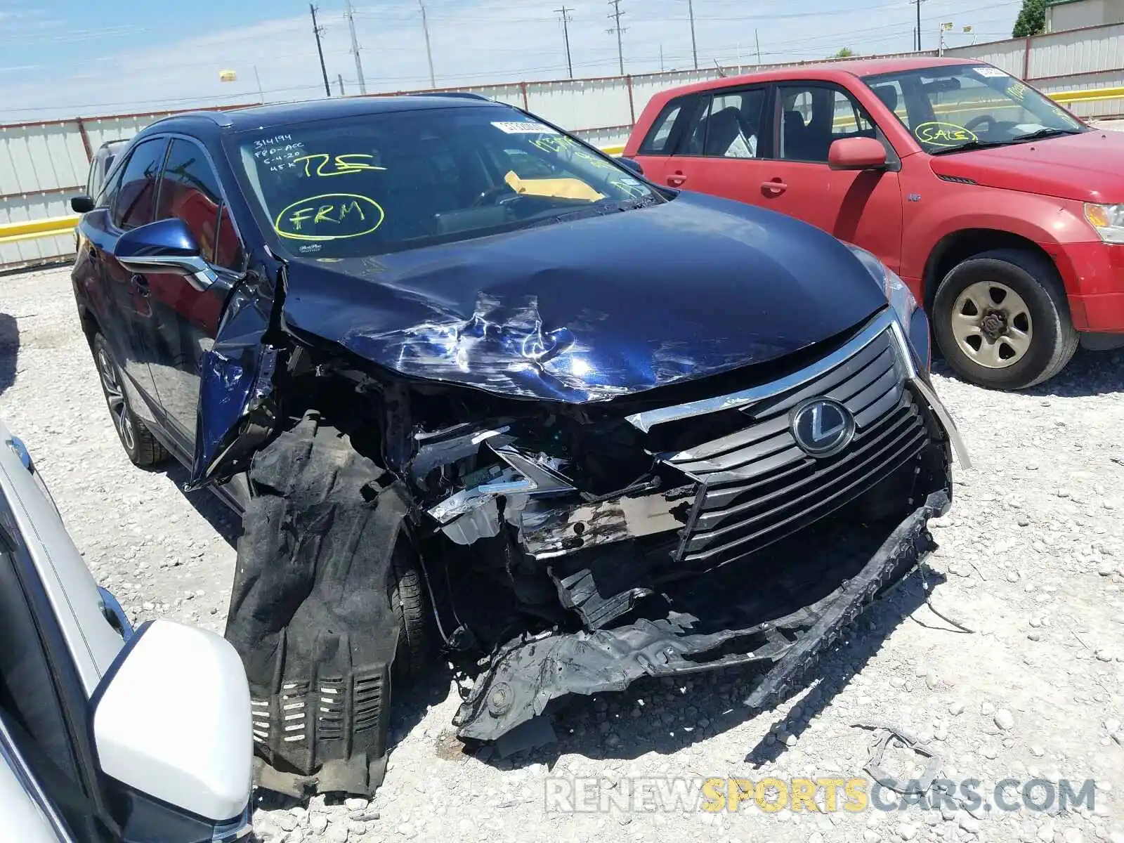 1 Photograph of a damaged car 2T2ZZMCA8KC125079 LEXUS RX 350 BAS 2019