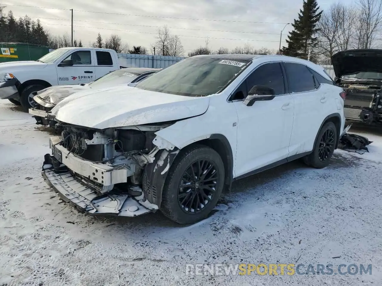 1 Photograph of a damaged car 2T2YZMDA2LC251207 LEXUS RX 350 F S 2020