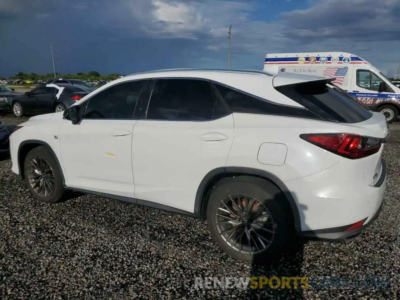 2 Photograph of a damaged car 2T2YZMDA6LC255146 LEXUS RX 350 F S 2020