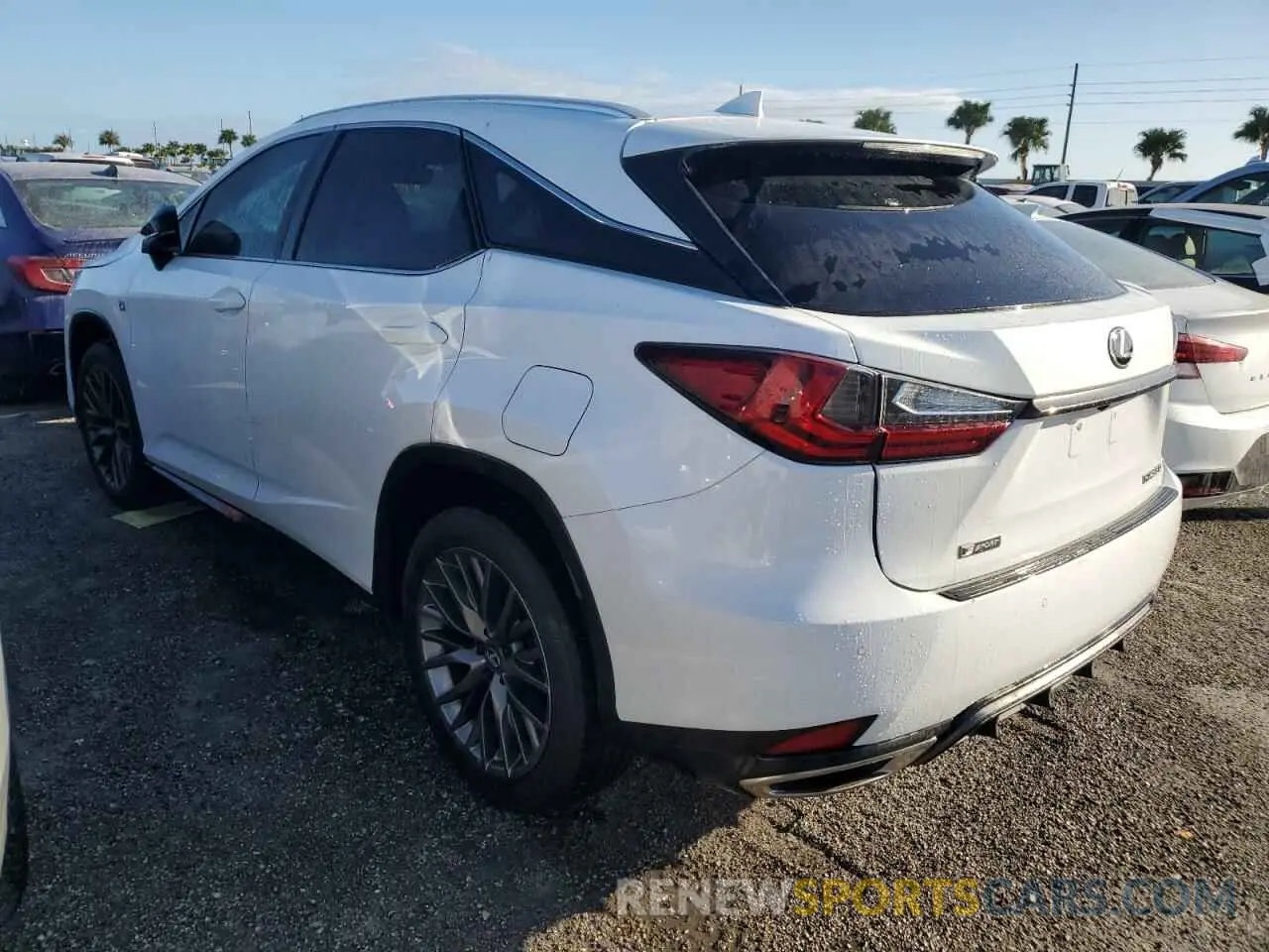 2 Photograph of a damaged car 2T2YZMDAXLC255179 LEXUS RX 350 F S 2020
