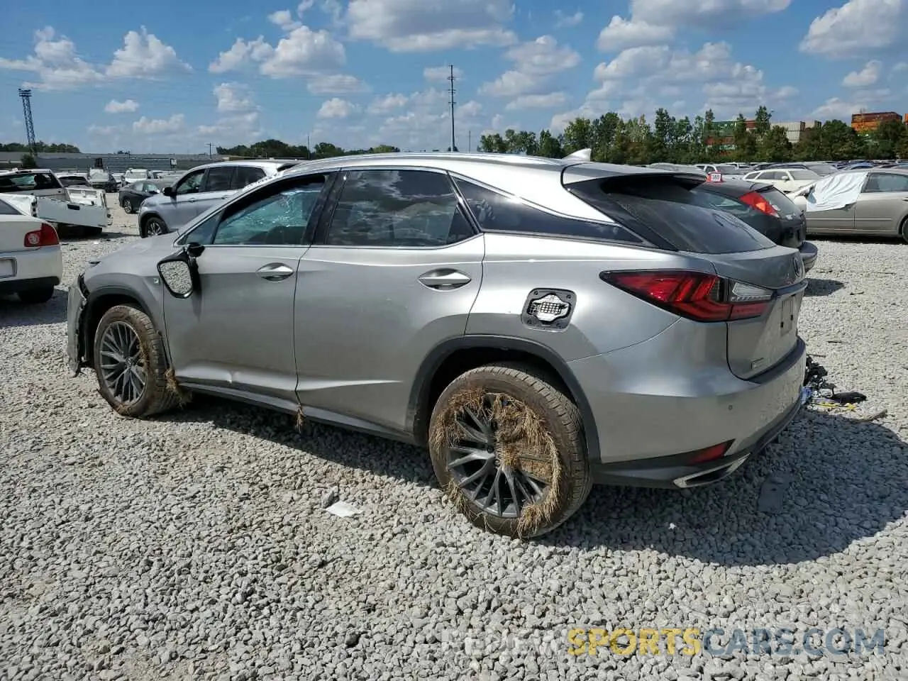 2 Photograph of a damaged car 2T2SZMDA3MC308425 LEXUS RX 350 F S 2021
