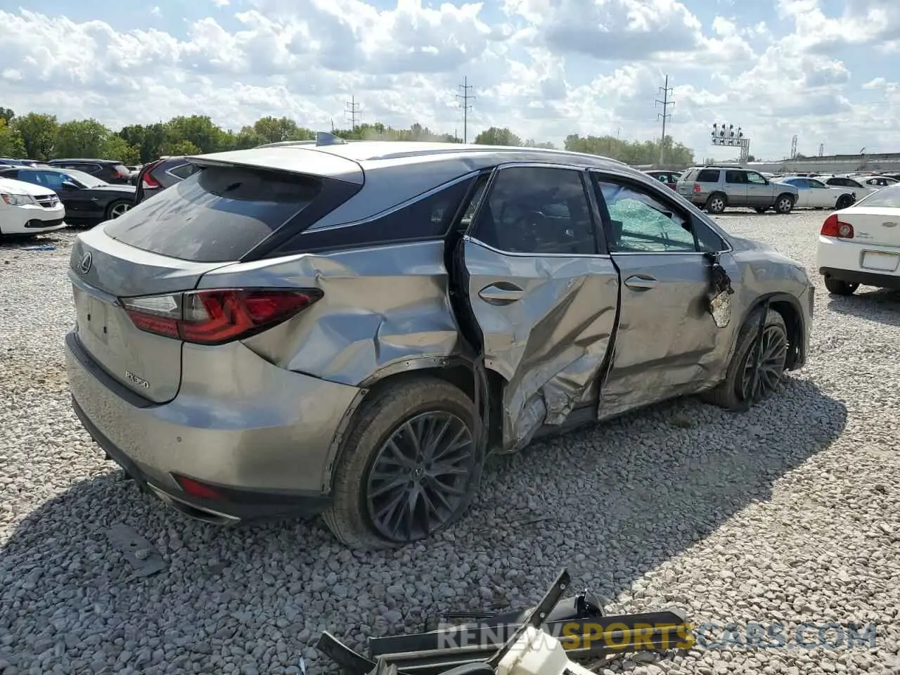 3 Photograph of a damaged car 2T2SZMDA3MC308425 LEXUS RX 350 F S 2021