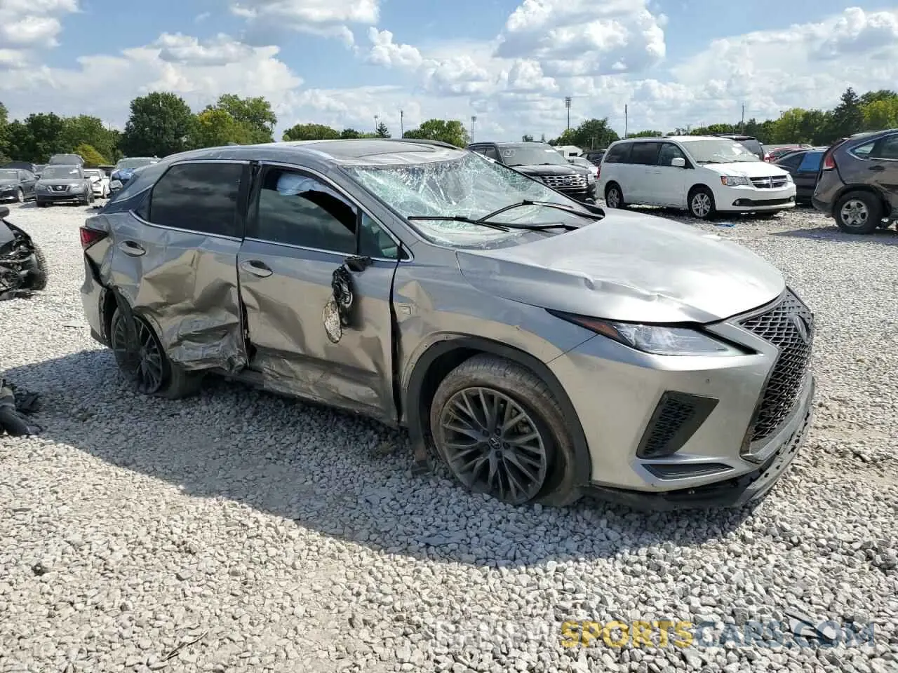 4 Photograph of a damaged car 2T2SZMDA3MC308425 LEXUS RX 350 F S 2021