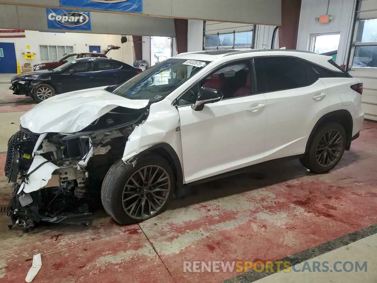 1 Photograph of a damaged car 2T2SZMDA8MC263806 LEXUS RX 350 F S 2021