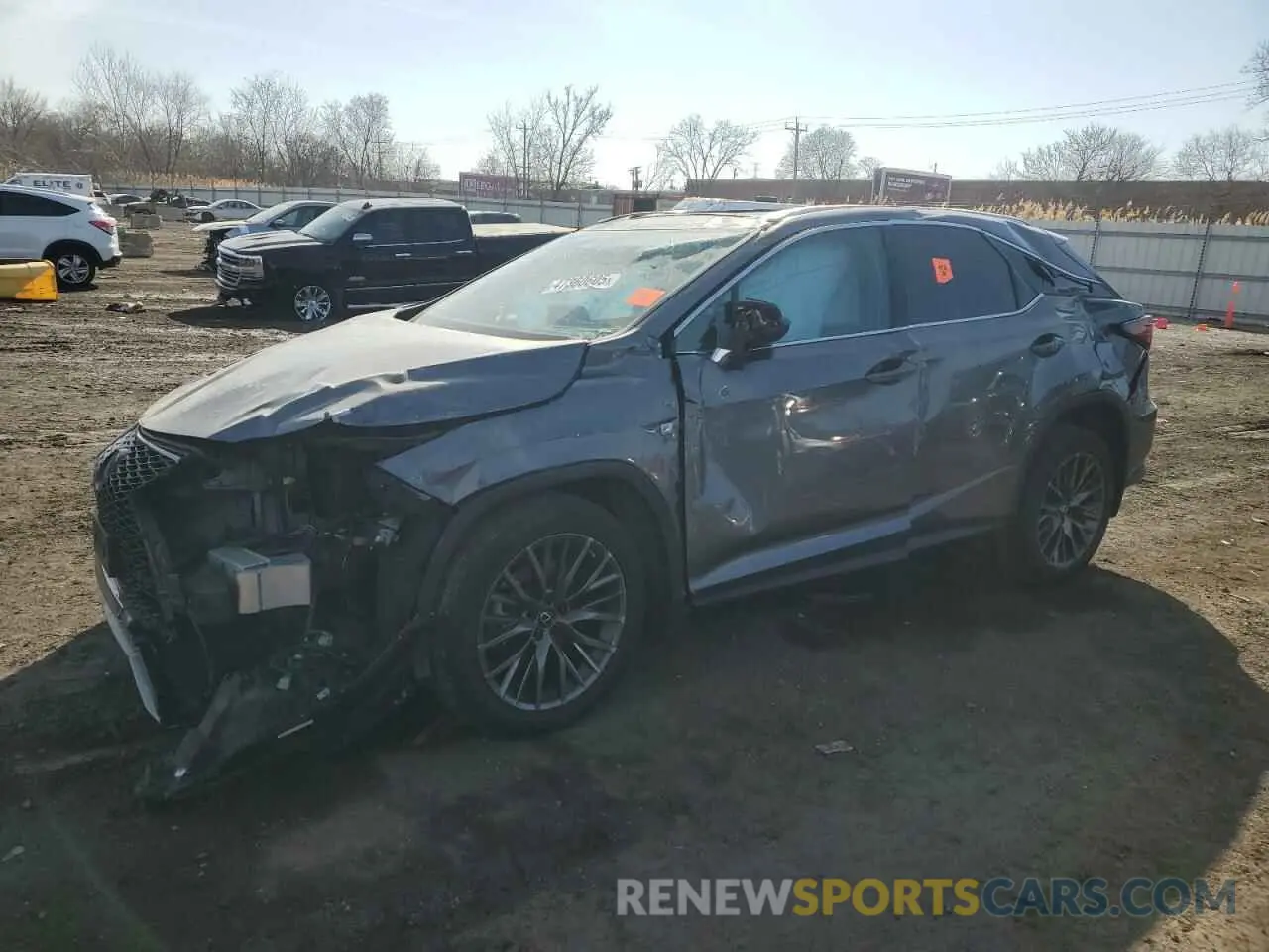 1 Photograph of a damaged car 2T2SZMDAXMC260051 LEXUS RX 350 F S 2021
