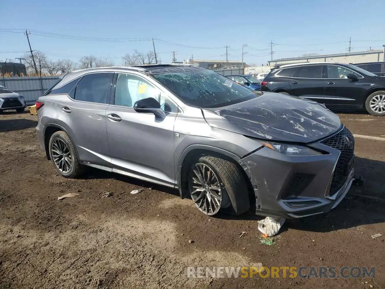 4 Photograph of a damaged car 2T2SZMDAXMC260051 LEXUS RX 350 F S 2021