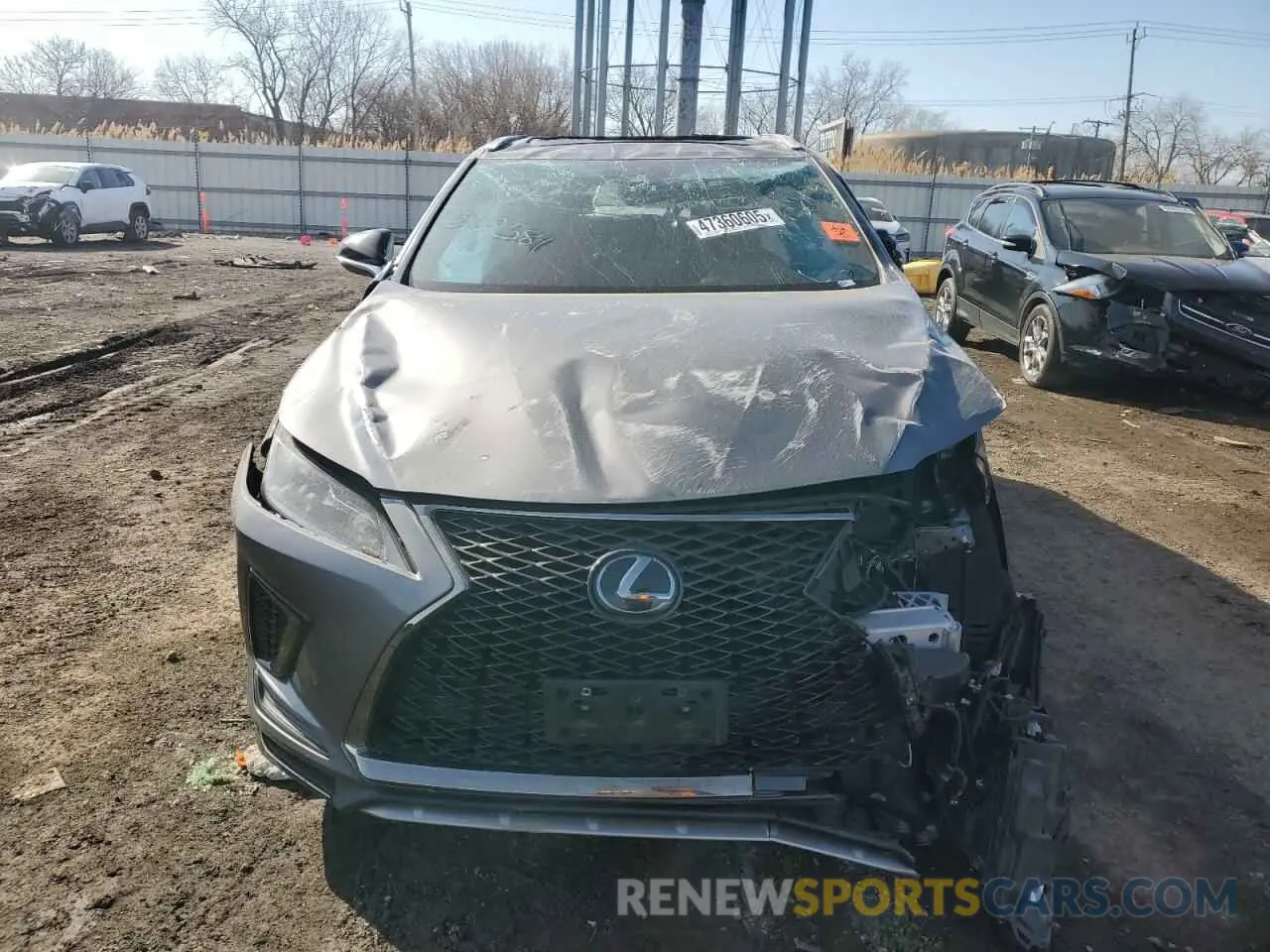 5 Photograph of a damaged car 2T2SZMDAXMC260051 LEXUS RX 350 F S 2021