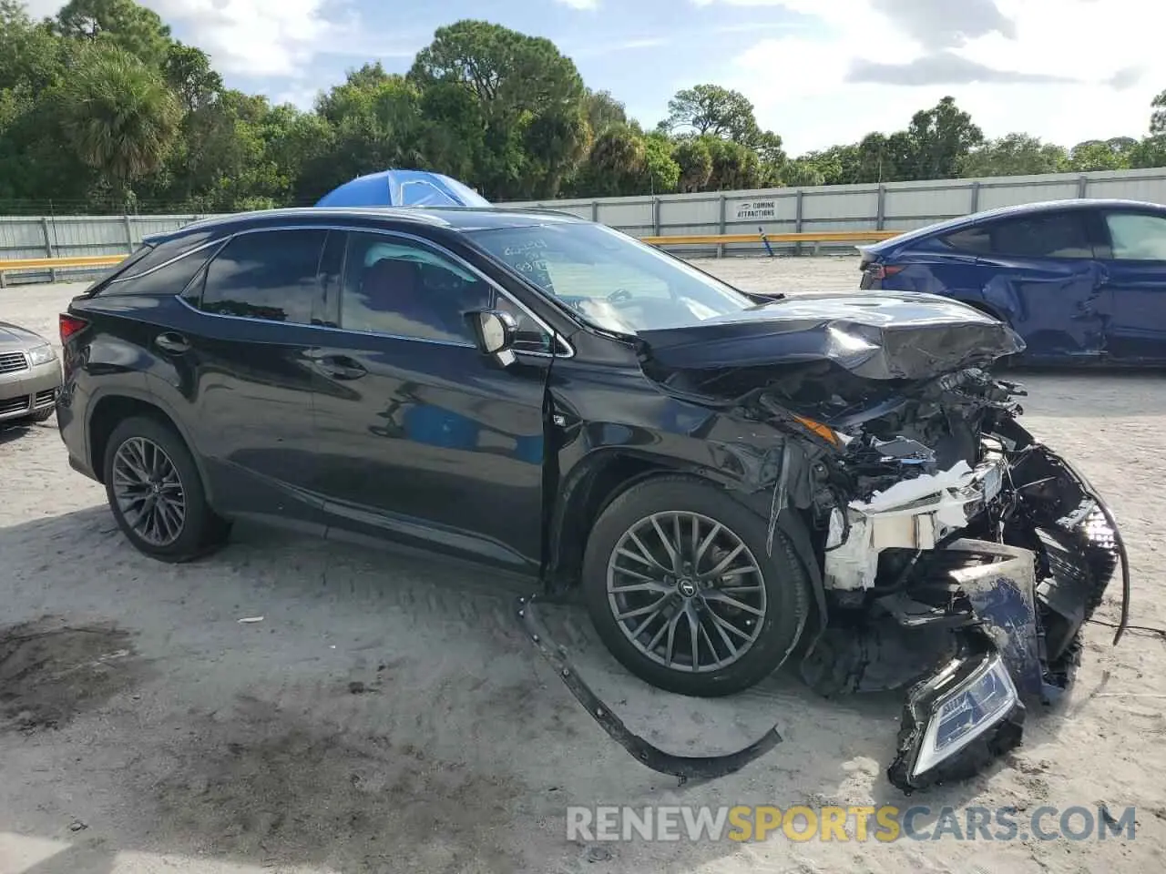4 Photograph of a damaged car 2T2YZMDA4MC302935 LEXUS RX 350 F S 2021