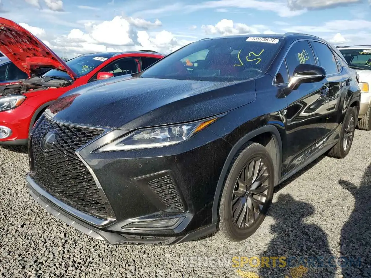 1 Photograph of a damaged car 2T2YZMDAXMC269665 LEXUS RX 350 F S 2021