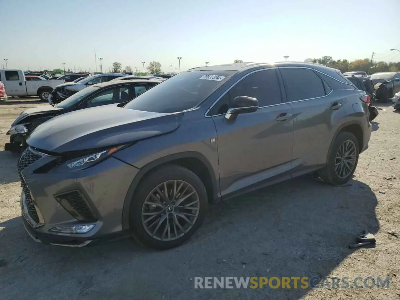 1 Photograph of a damaged car 2T2SZMDA1NC346818 LEXUS RX 350 F S 2022