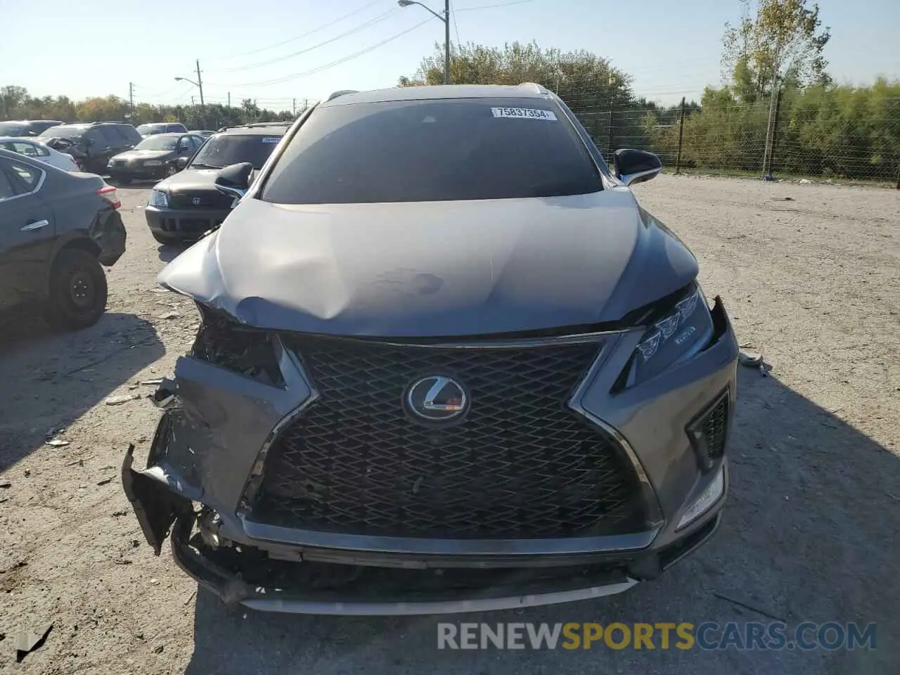 5 Photograph of a damaged car 2T2SZMDA1NC346818 LEXUS RX 350 F S 2022