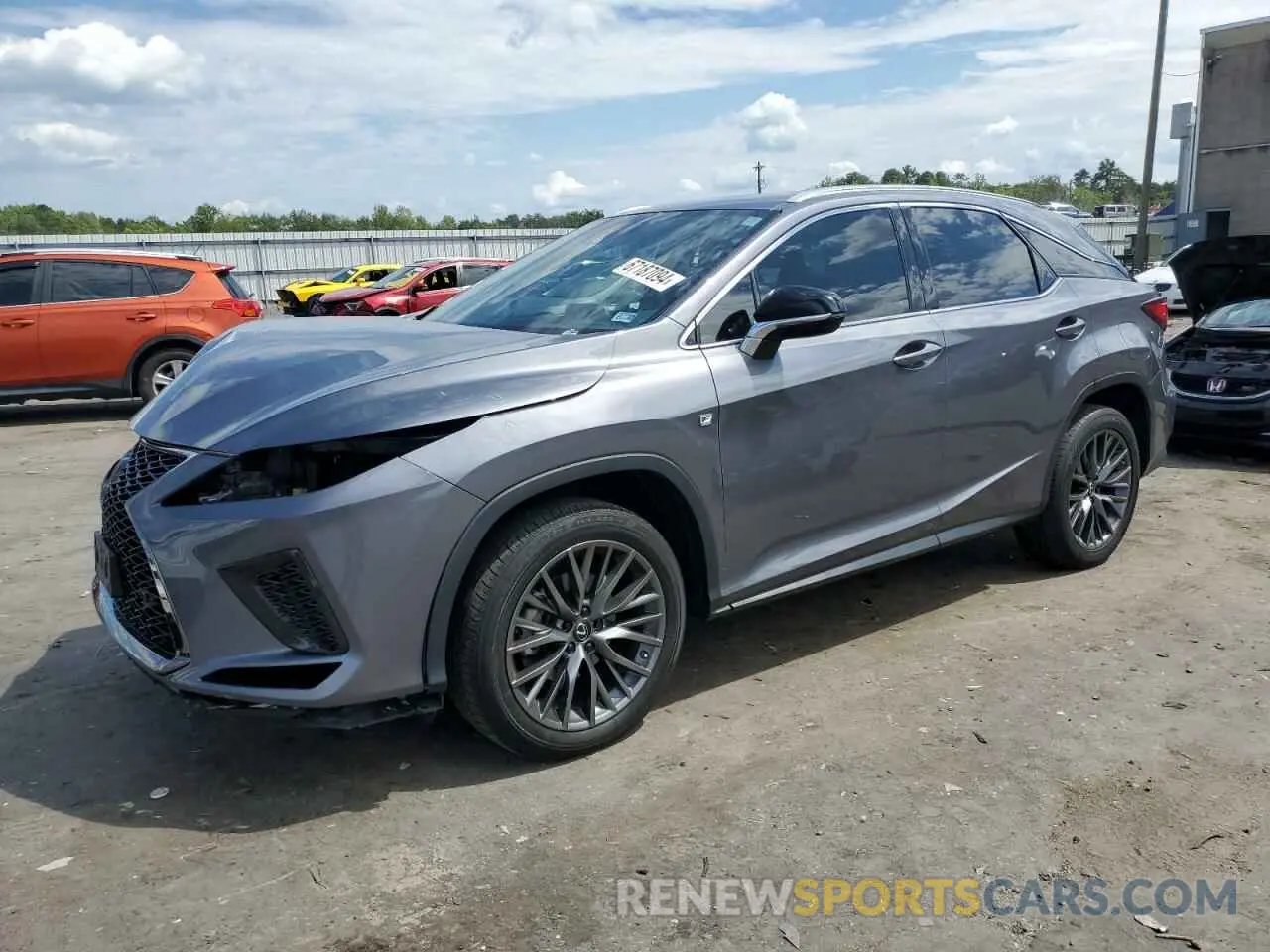 1 Photograph of a damaged car 2T2SZMDA3NC351471 LEXUS RX 350 F S 2022