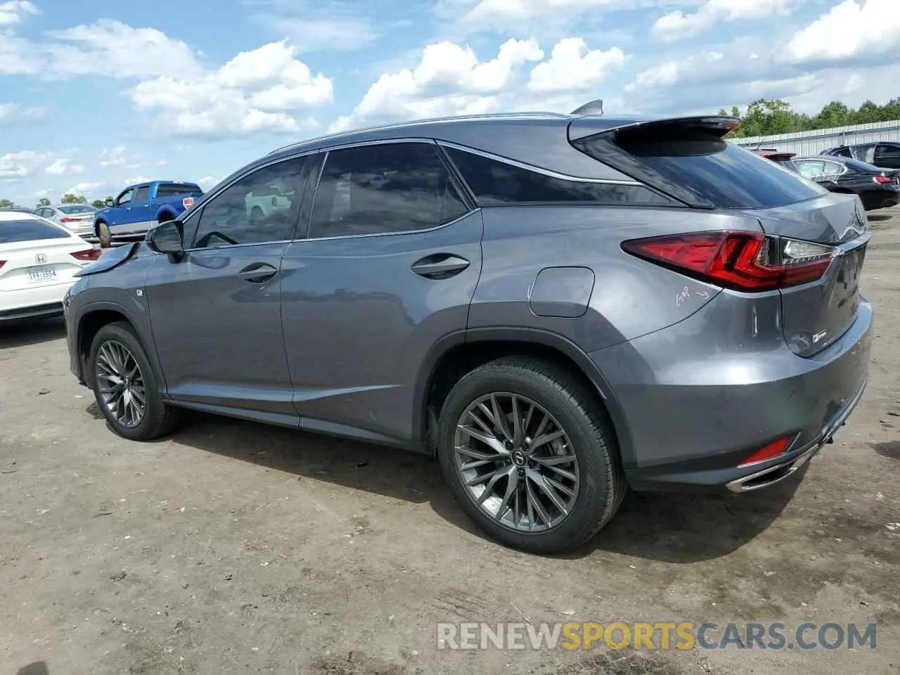 2 Photograph of a damaged car 2T2SZMDA3NC351471 LEXUS RX 350 F S 2022