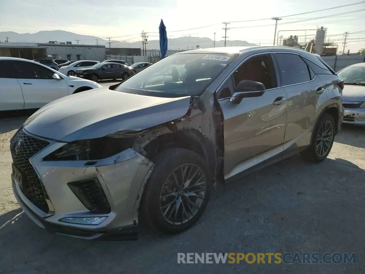1 Photograph of a damaged car 2T2YZMDA0NC367167 LEXUS RX 350 F S 2022