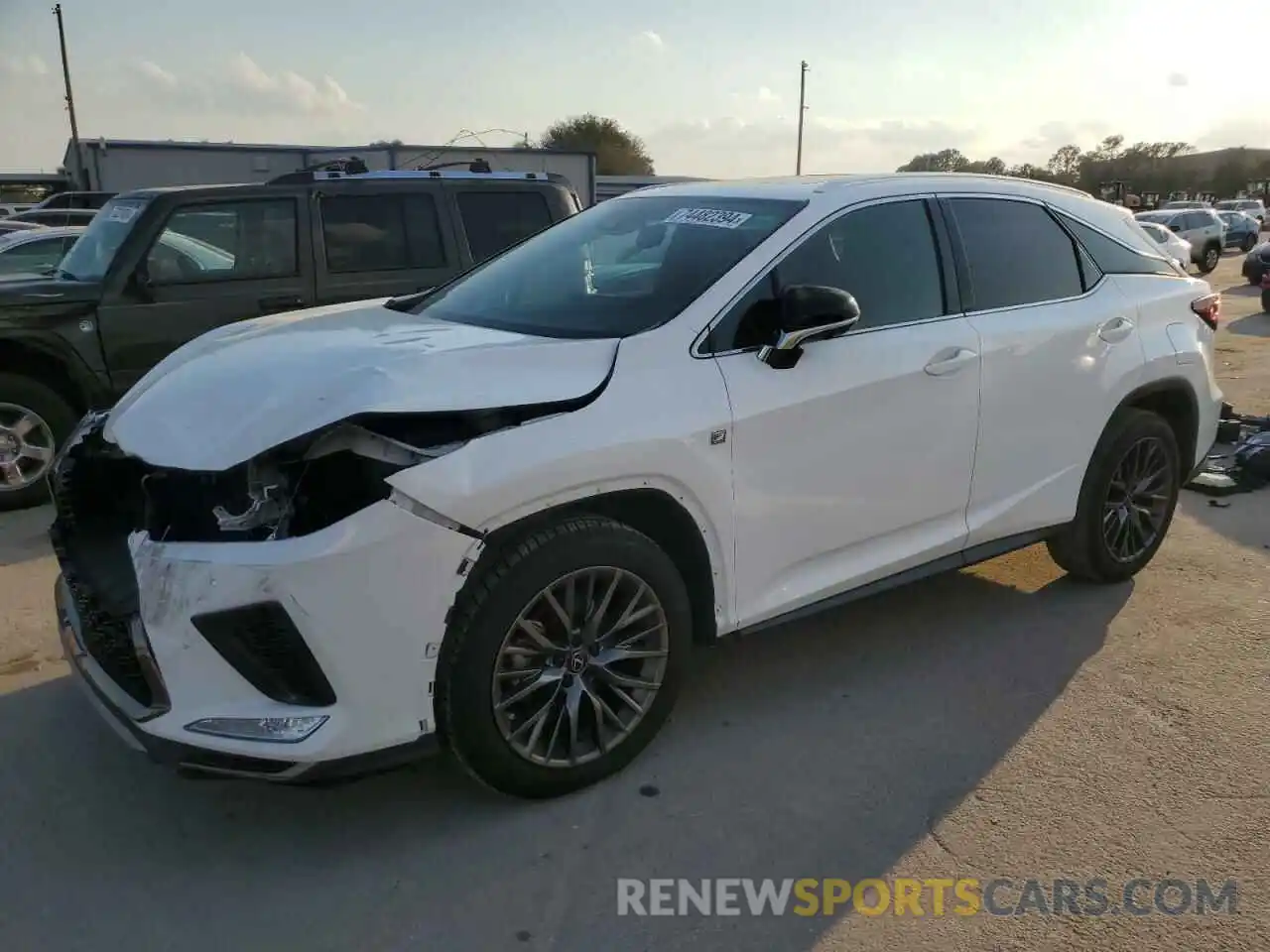 1 Photograph of a damaged car 2T2YZMDA1NC346649 LEXUS RX 350 F S 2022