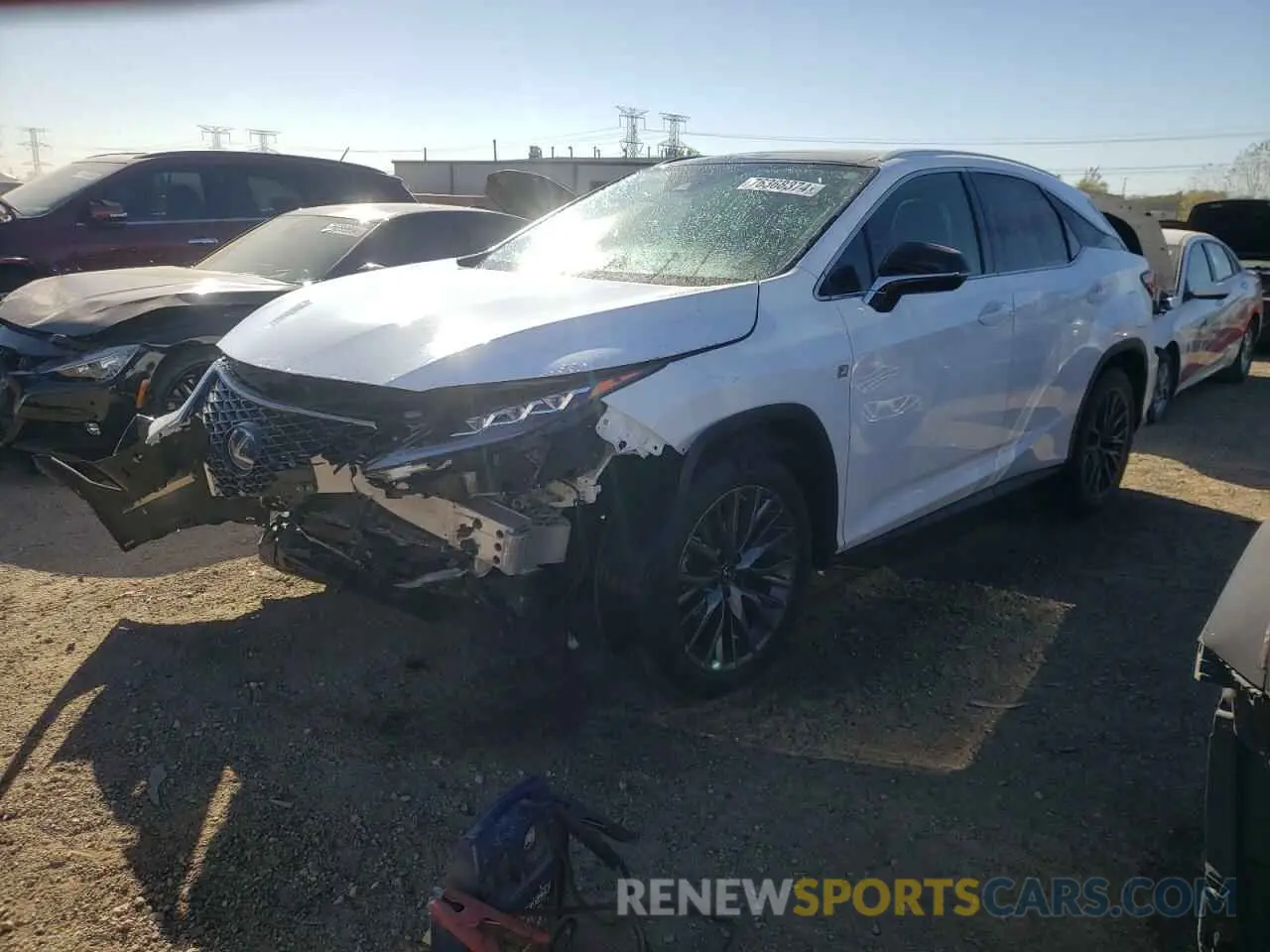 1 Photograph of a damaged car 2T2YZMDA4NC328887 LEXUS RX 350 F S 2022