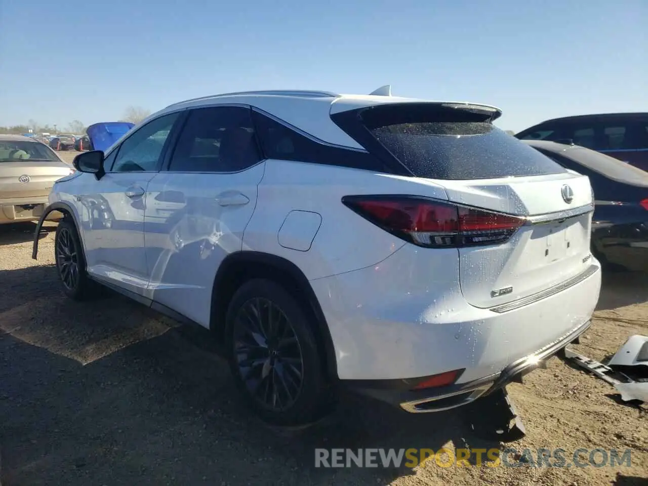 2 Photograph of a damaged car 2T2YZMDA4NC328887 LEXUS RX 350 F S 2022