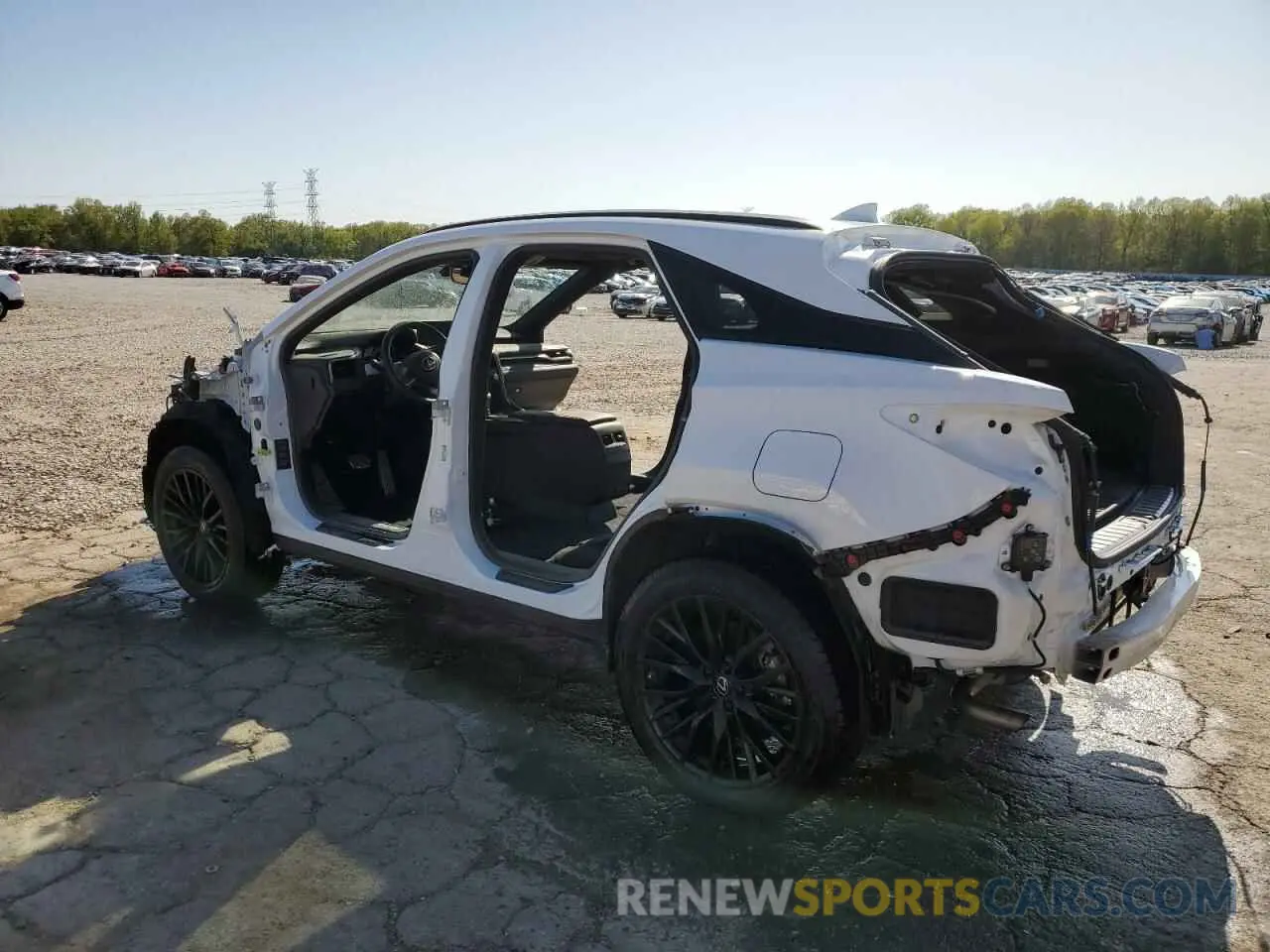 2 Photograph of a damaged car 2T2YZMDA7NC346980 LEXUS RX 350 F S 2022