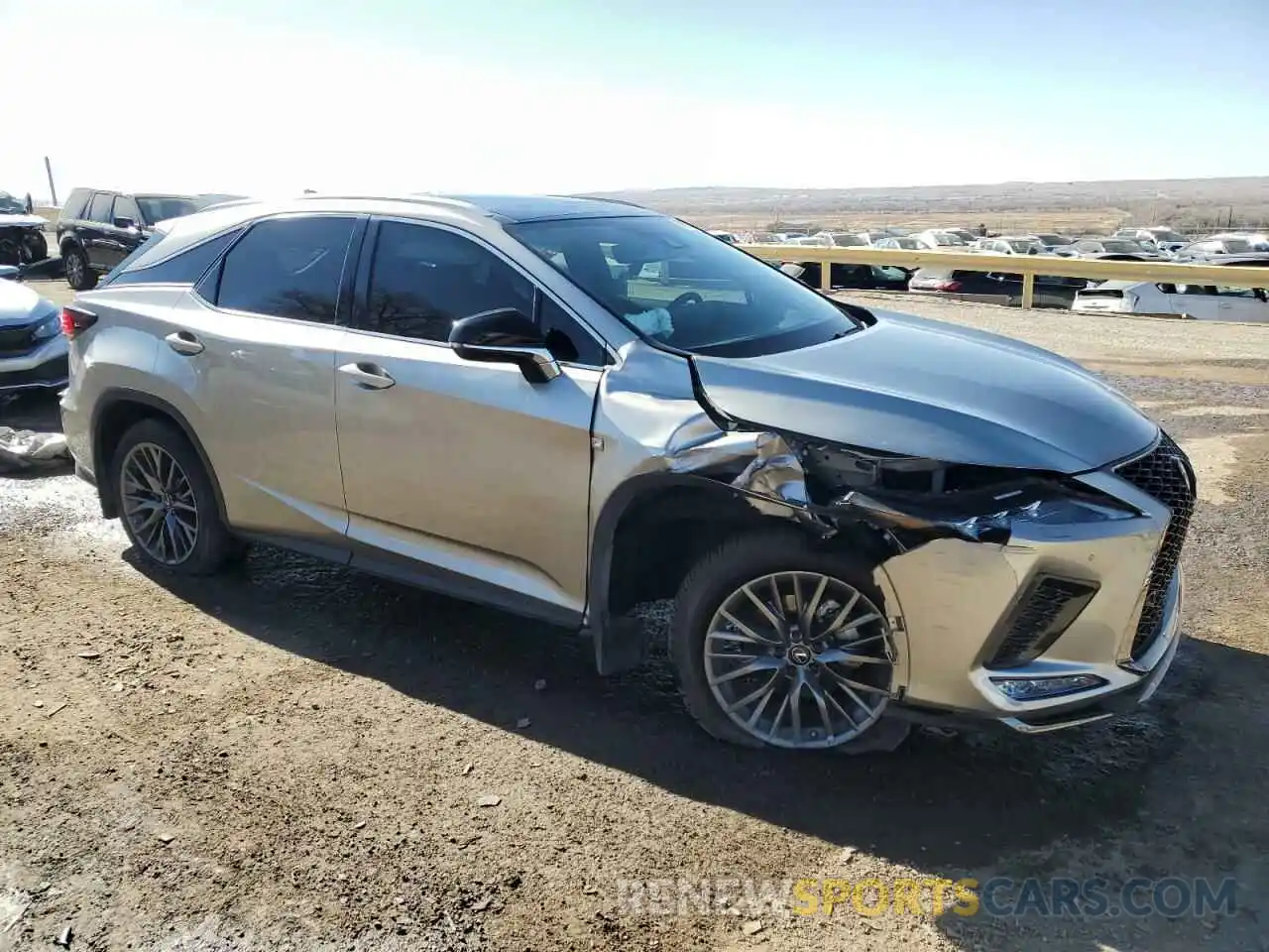 4 Photograph of a damaged car 2T2YZMDAXNC346021 LEXUS RX 350 F S 2022