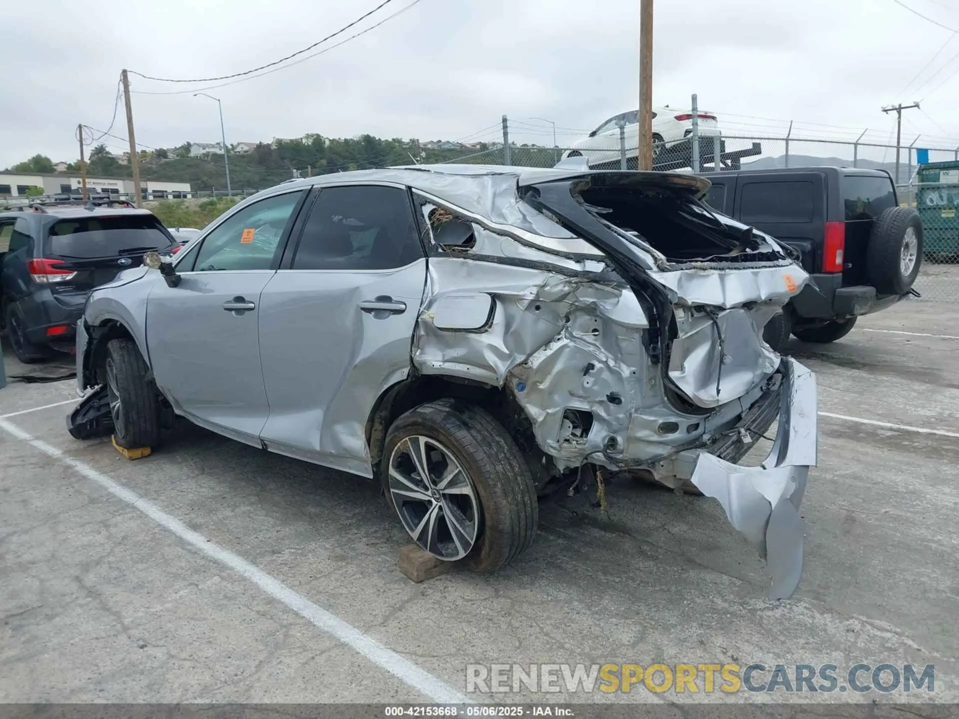 3 Photograph of a damaged car 2T2BBMCA1PC011986 LEXUS RX 350H 2023