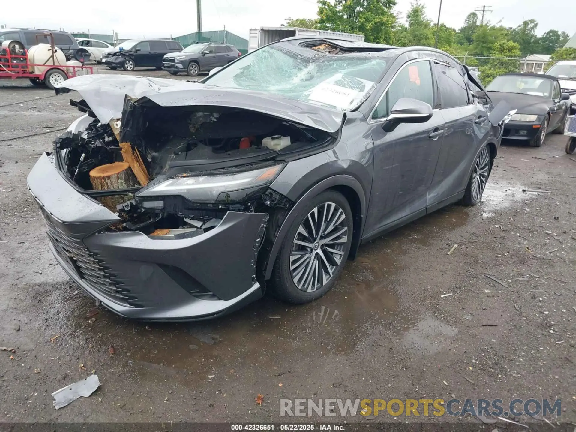 2 Photograph of a damaged car 2T2BBMCA2PC005680 LEXUS RX 350H 2023