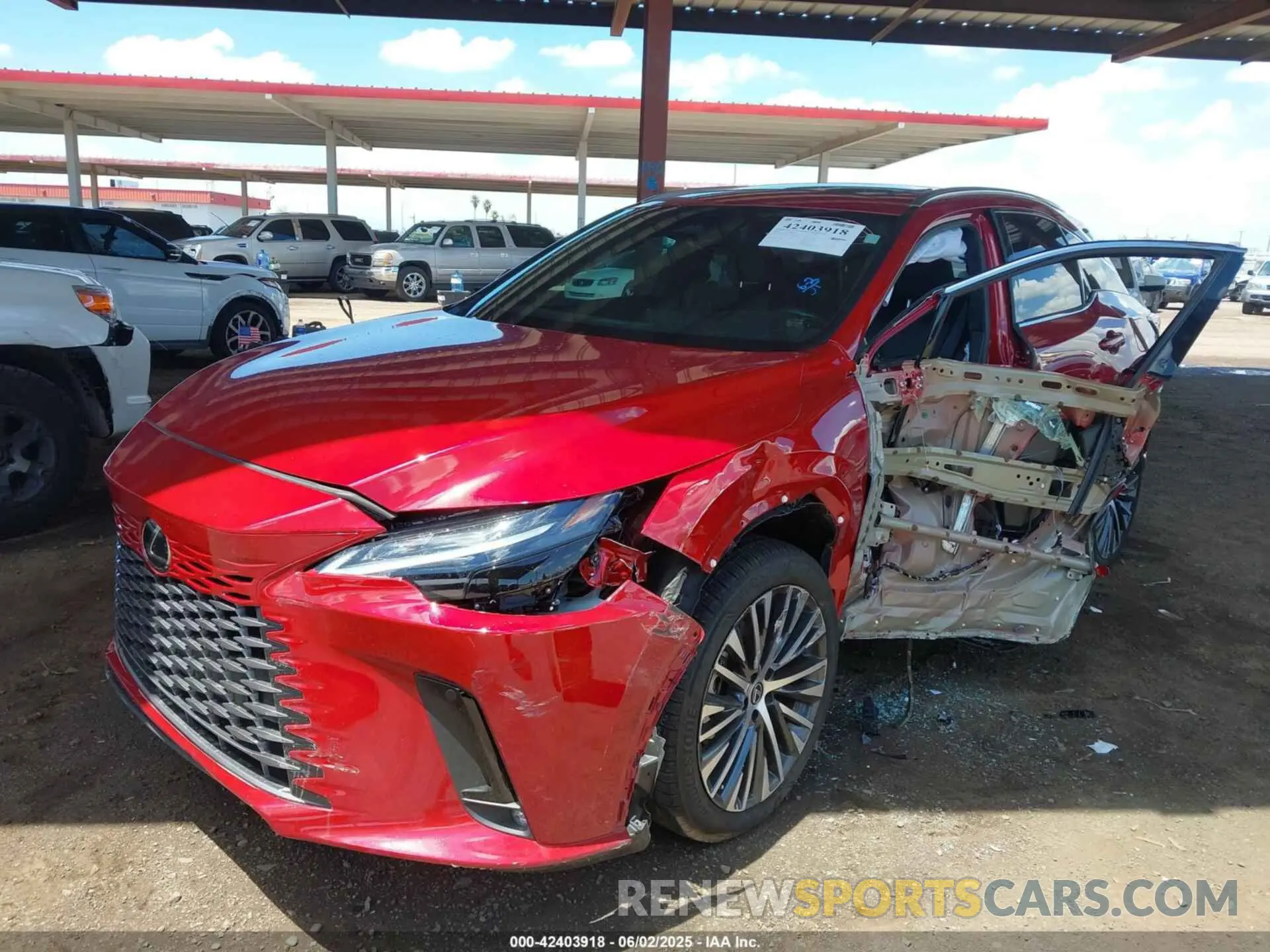 6 Photograph of a damaged car 2T2BBMCA4PC006331 LEXUS RX 350H 2023