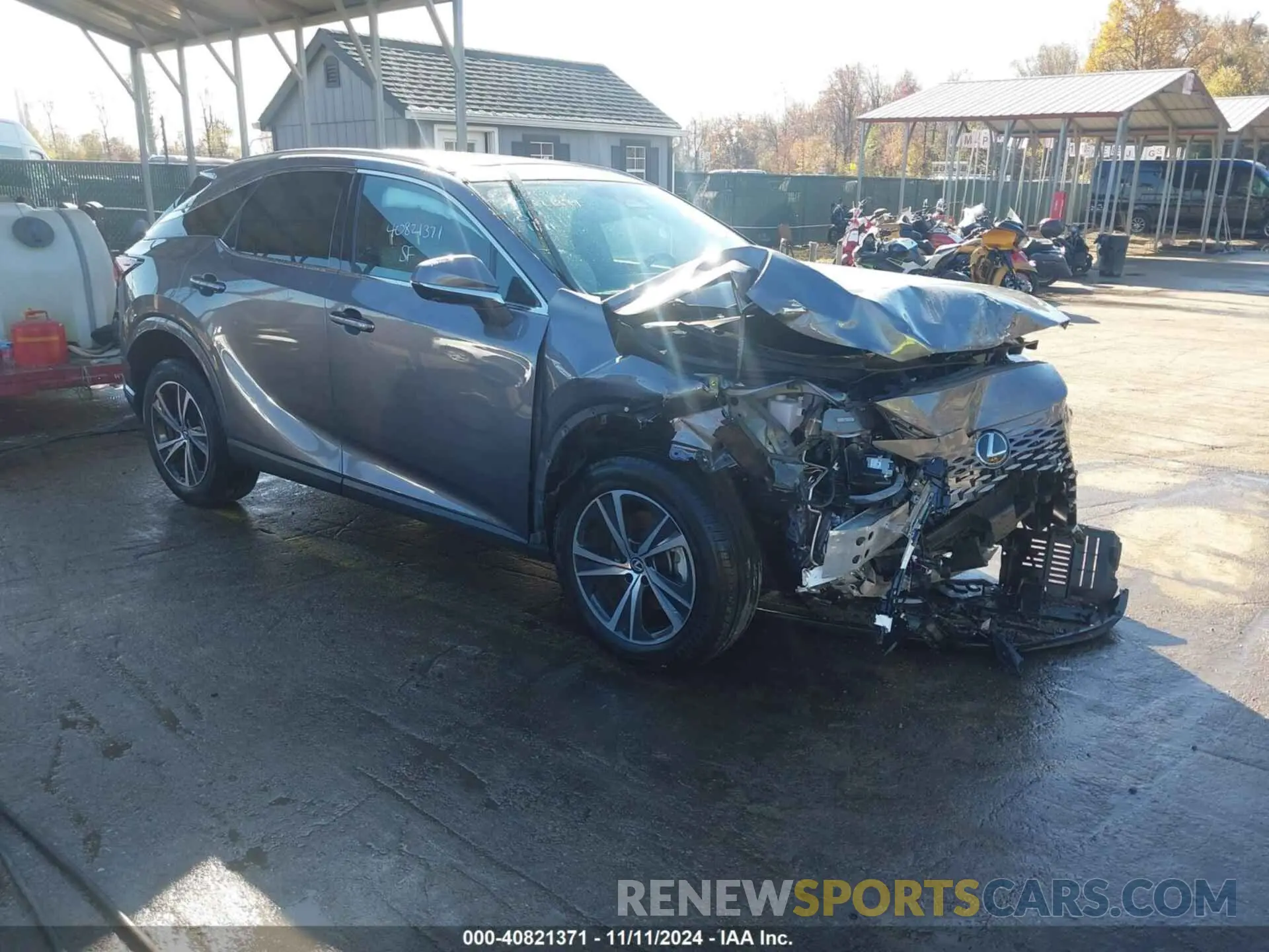 1 Photograph of a damaged car 2T2BBMCA7PC014813 LEXUS RX 350H 2023